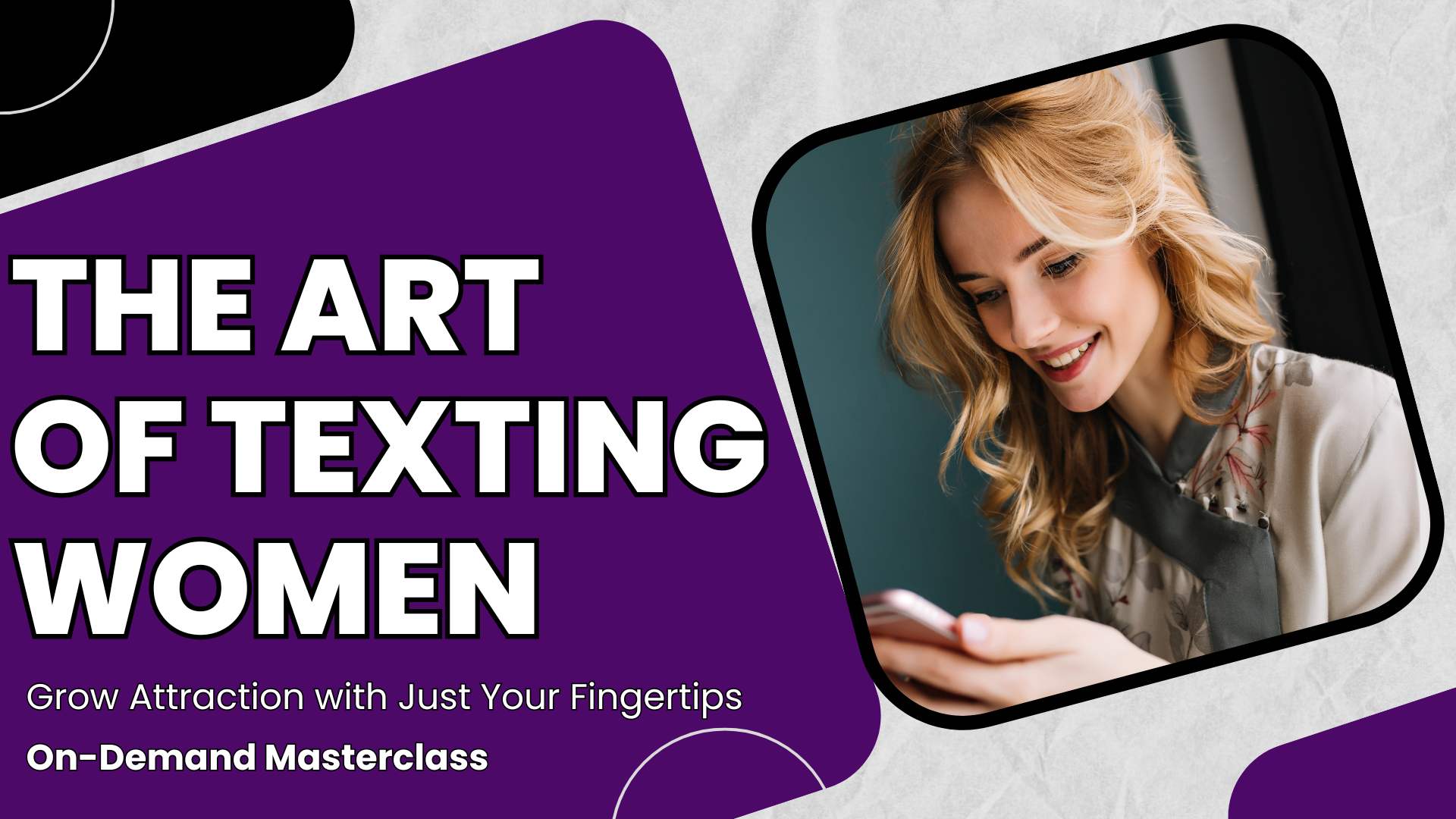 How to text women without getting ghosted free masterclass