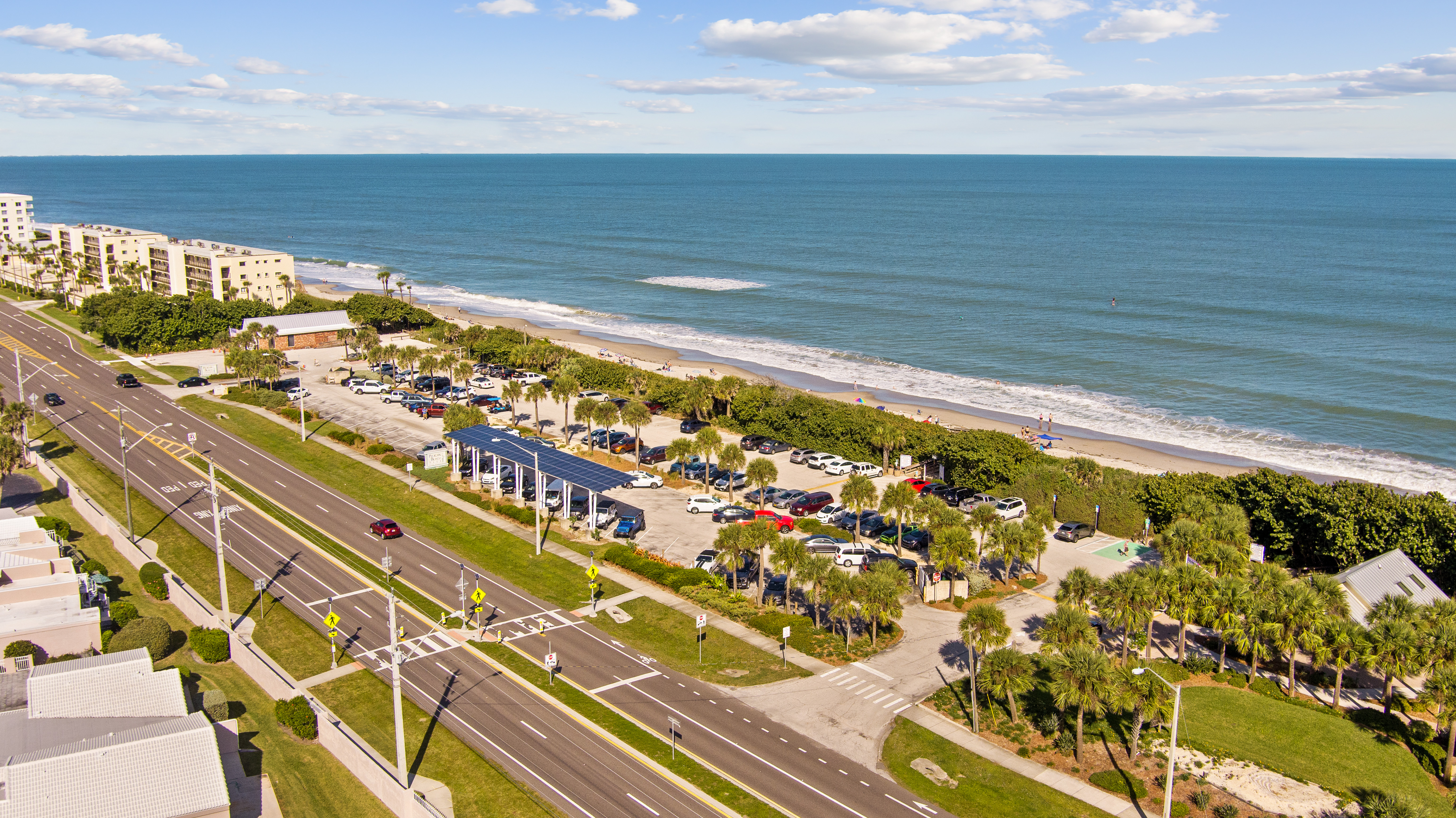 Satellite Beach Florida homes near the ocean