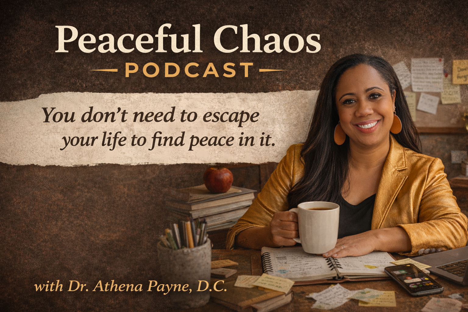 Peaceful Chaos Podcast - You don't need to escape your life to find peace in it