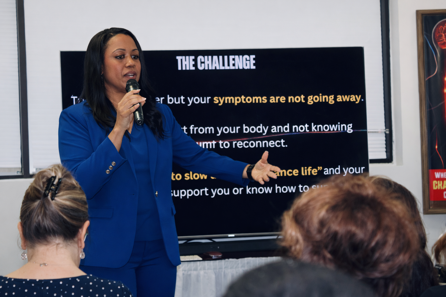 Dr. Payne presenting