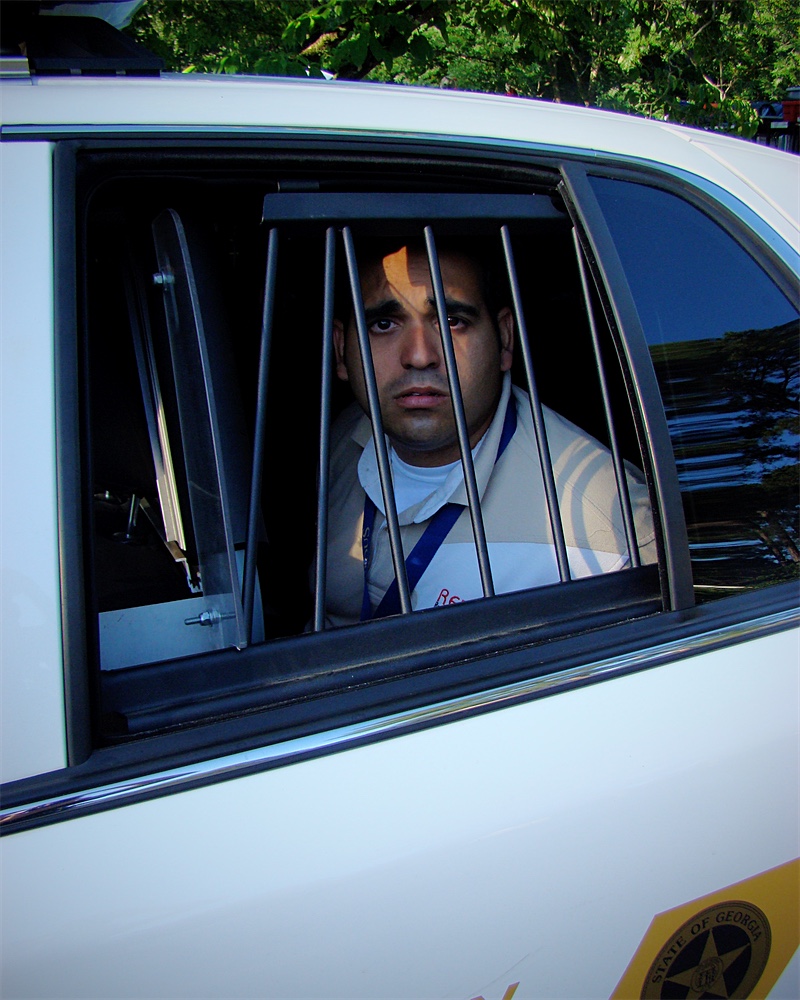 Robert Amaya, Courageous: in the squad car