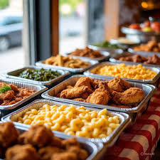 Full event catering buffet setup for weddings and large celebrations