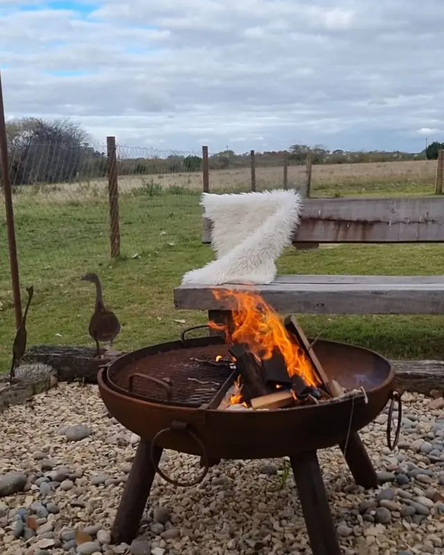 Fogón con piel