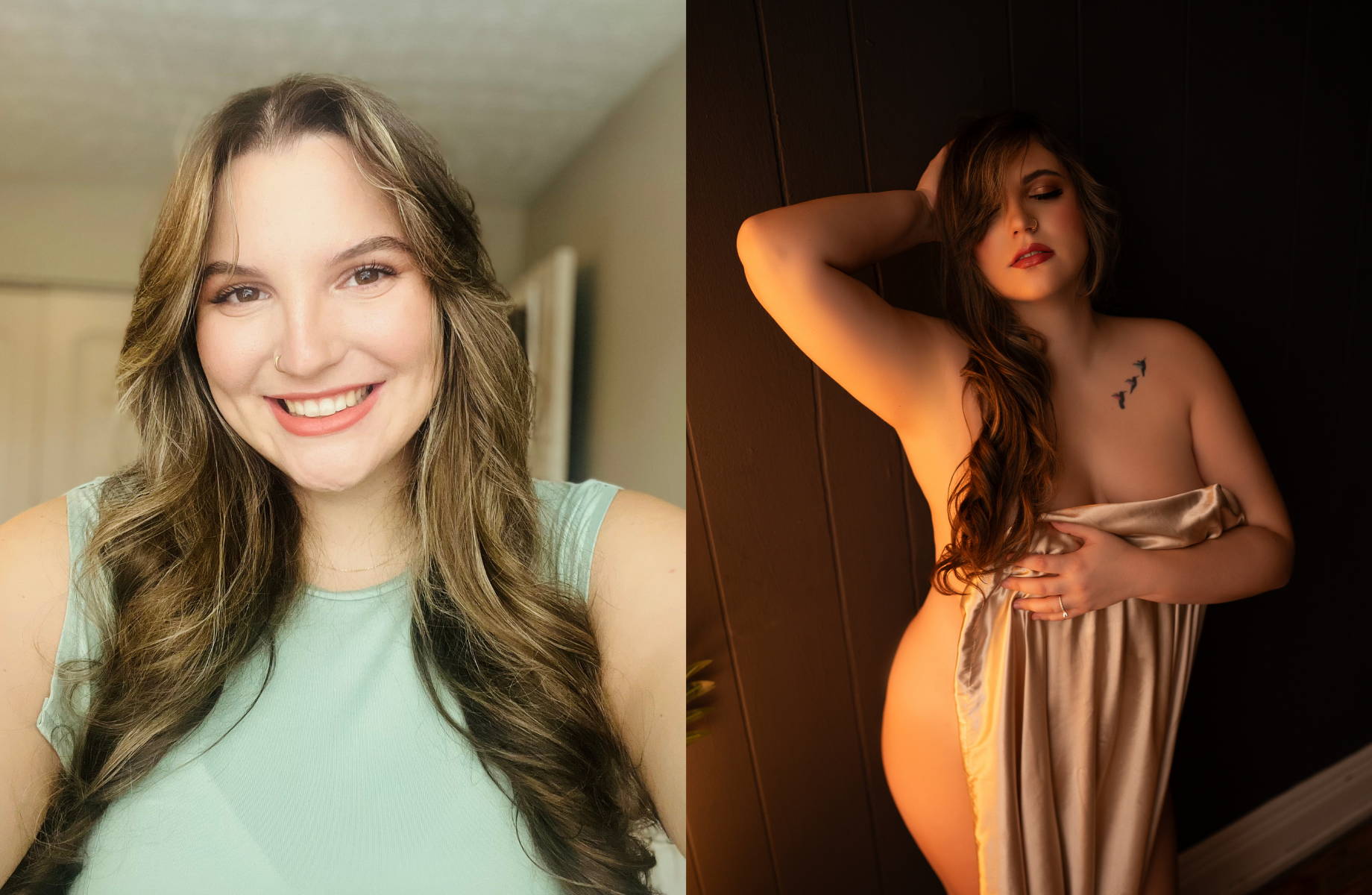 Before and after transformation