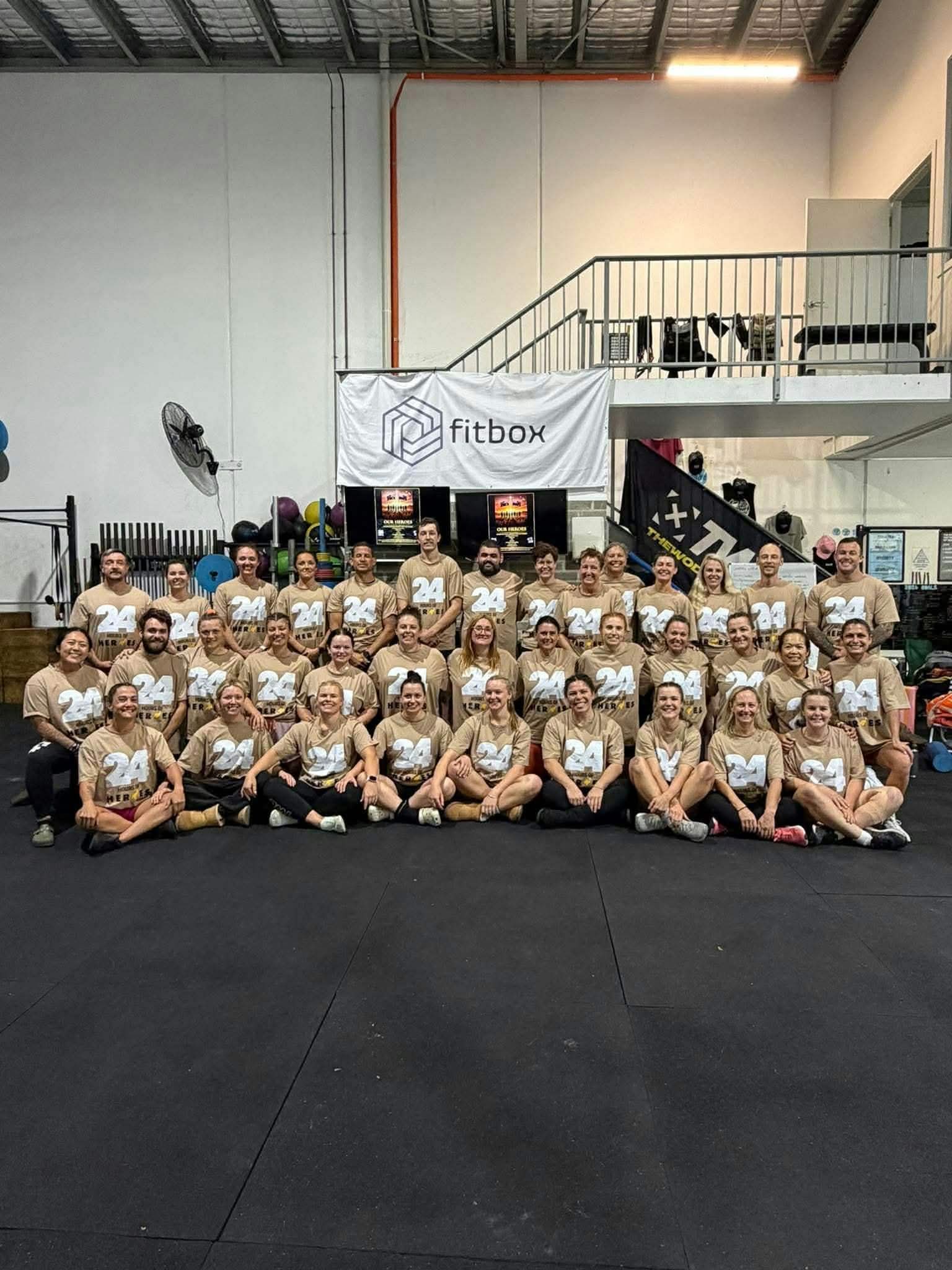 Members training together