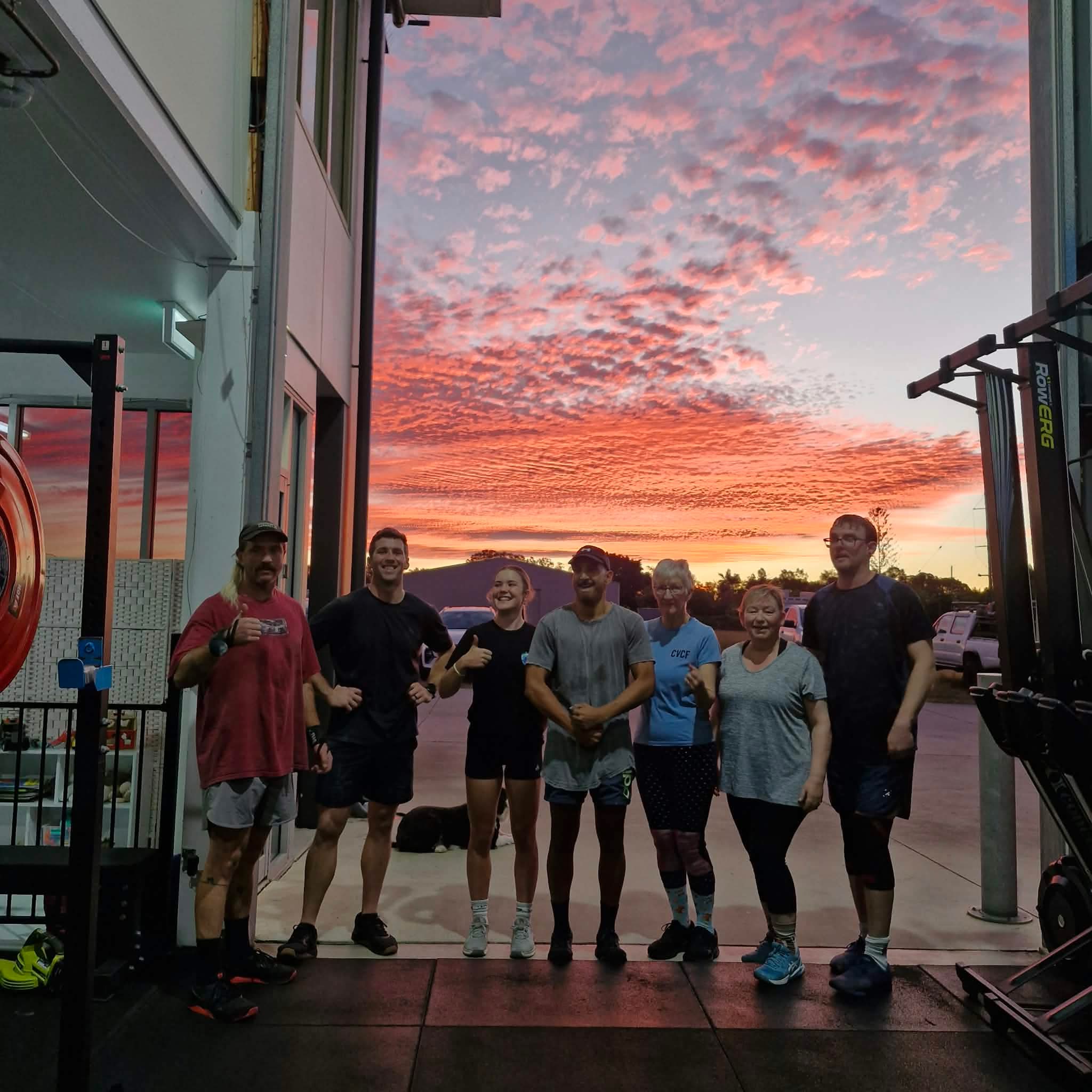 Members training at Clarence Valley CrossFit