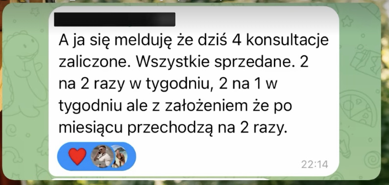 Wiadomość od uczestnika 10