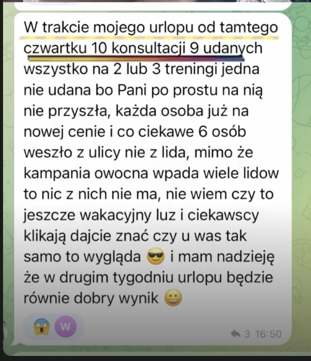 Wiadomość od uczestnika 8