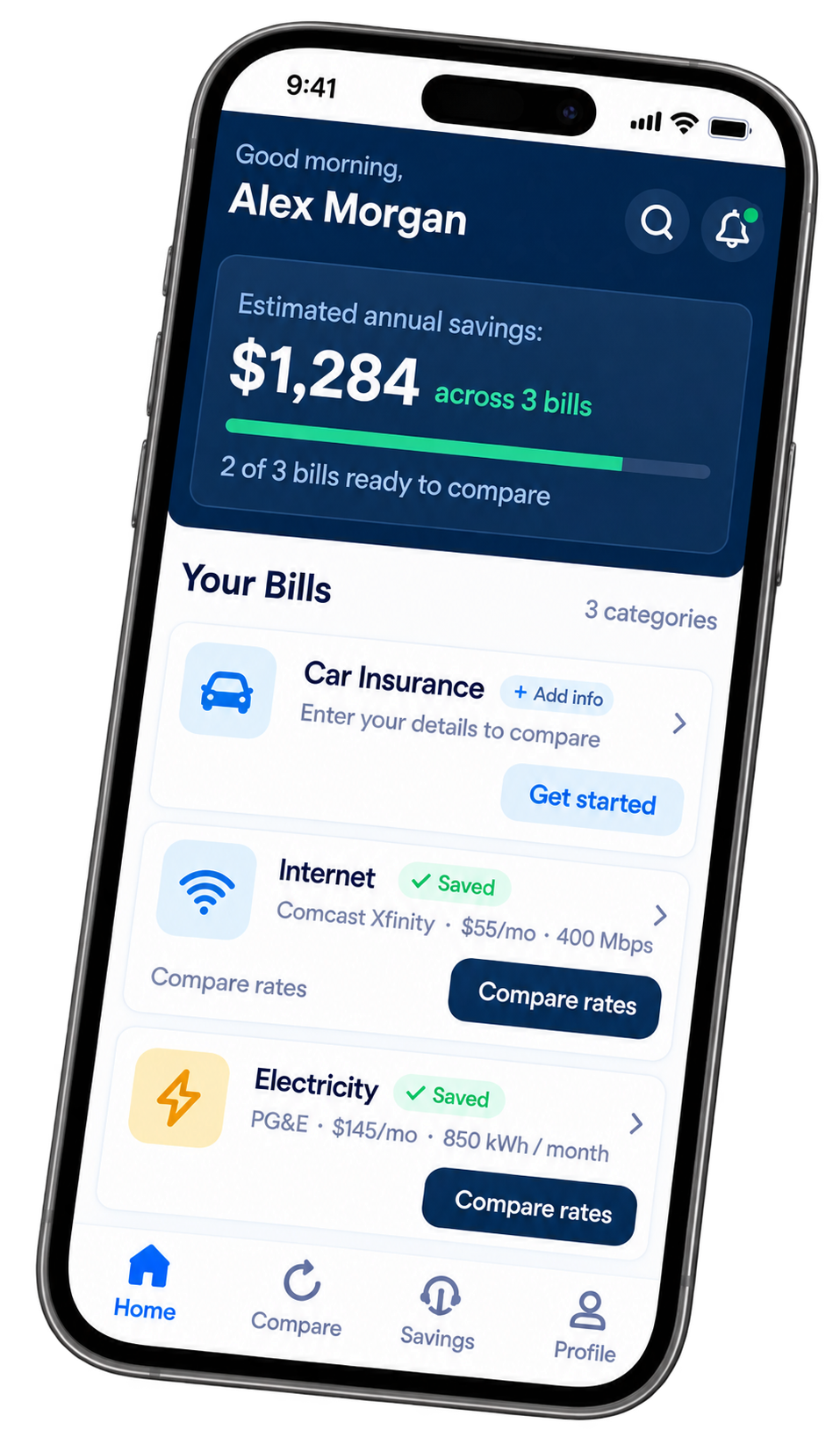 Billio mobile app