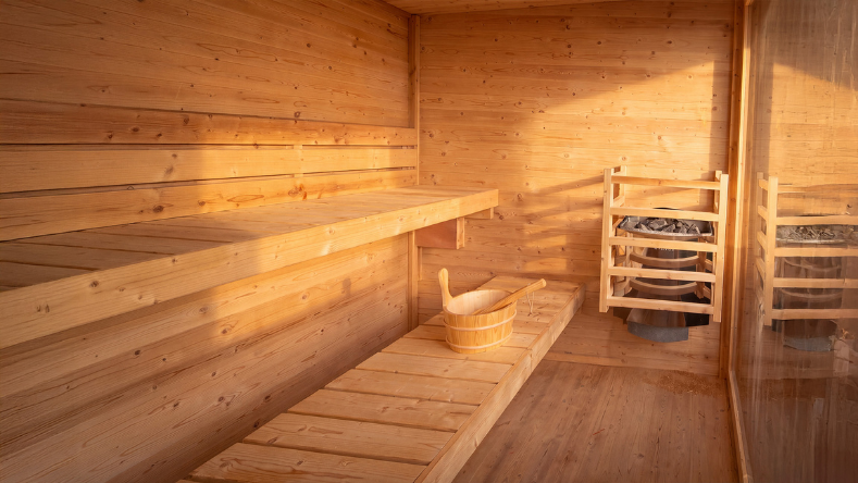 Sauna at Highland Gulf Retreat