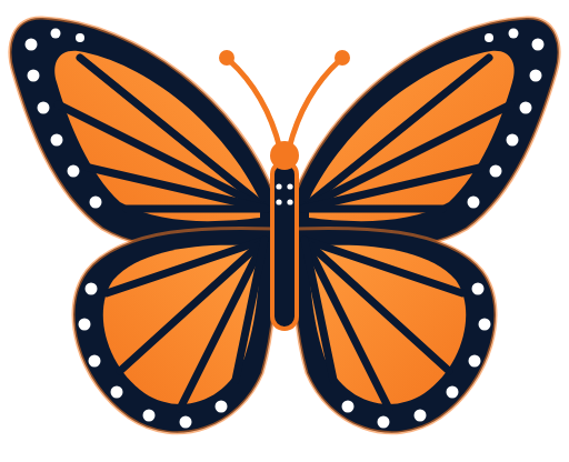 Monarch butterfly logo