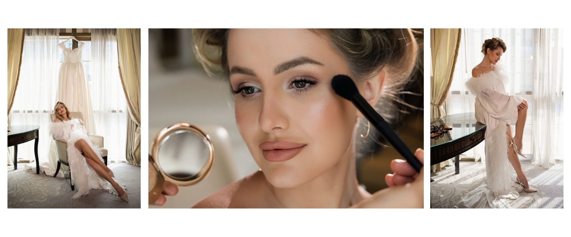 Bridal getting ready photography by Lubov Lisitsa, Warsaw wedding photographer for elegant weddings.