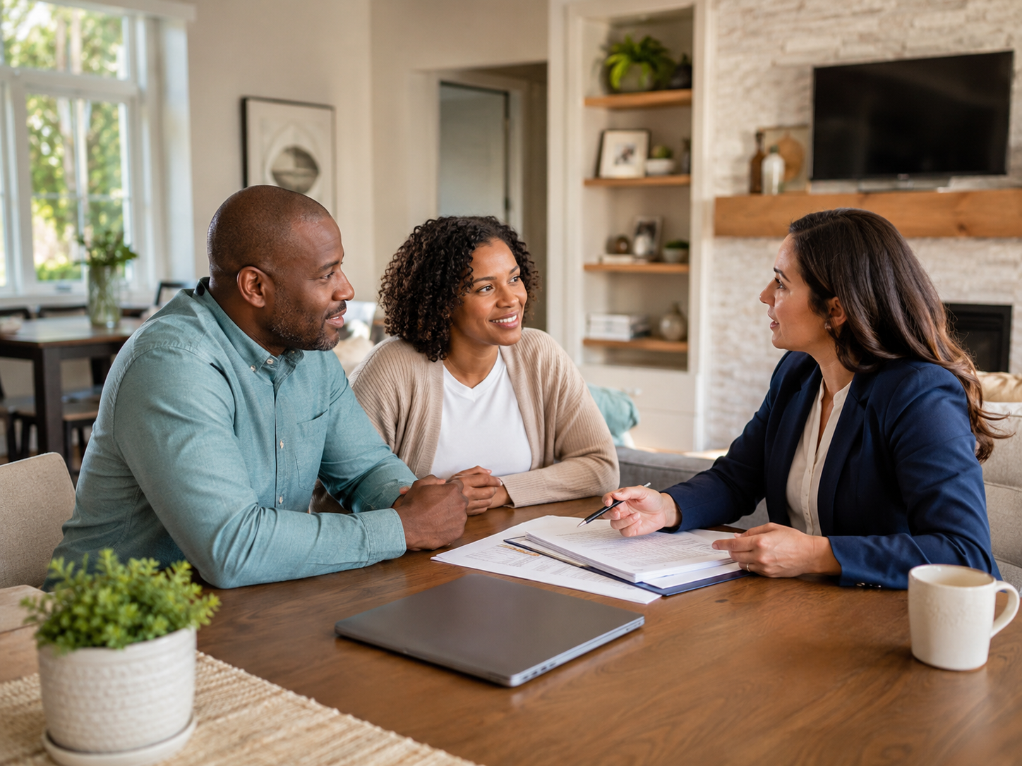 A professional real estate consultation representing our expansion into traditional listings