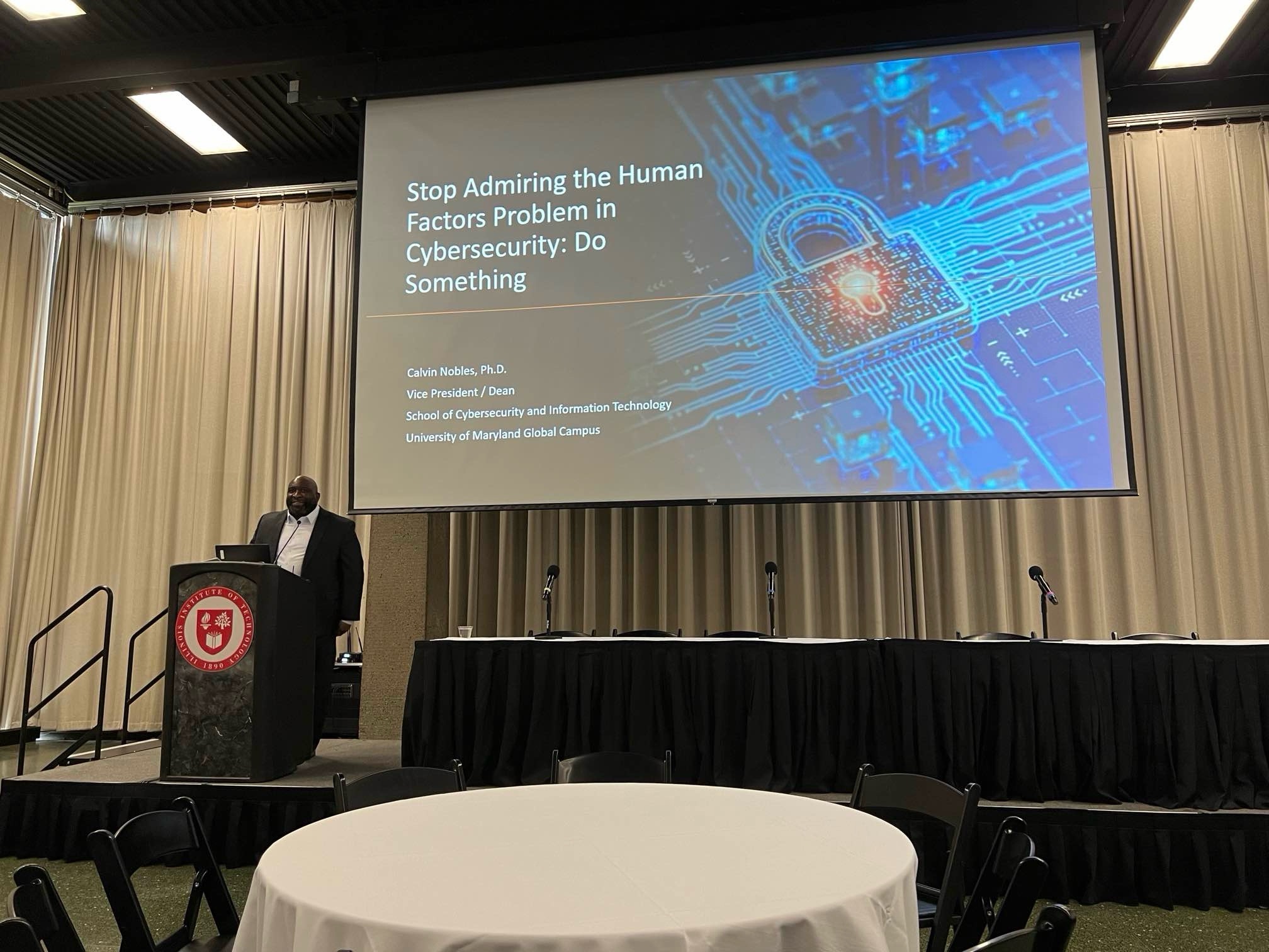 Dr. Calvin Nobles speaking engagement