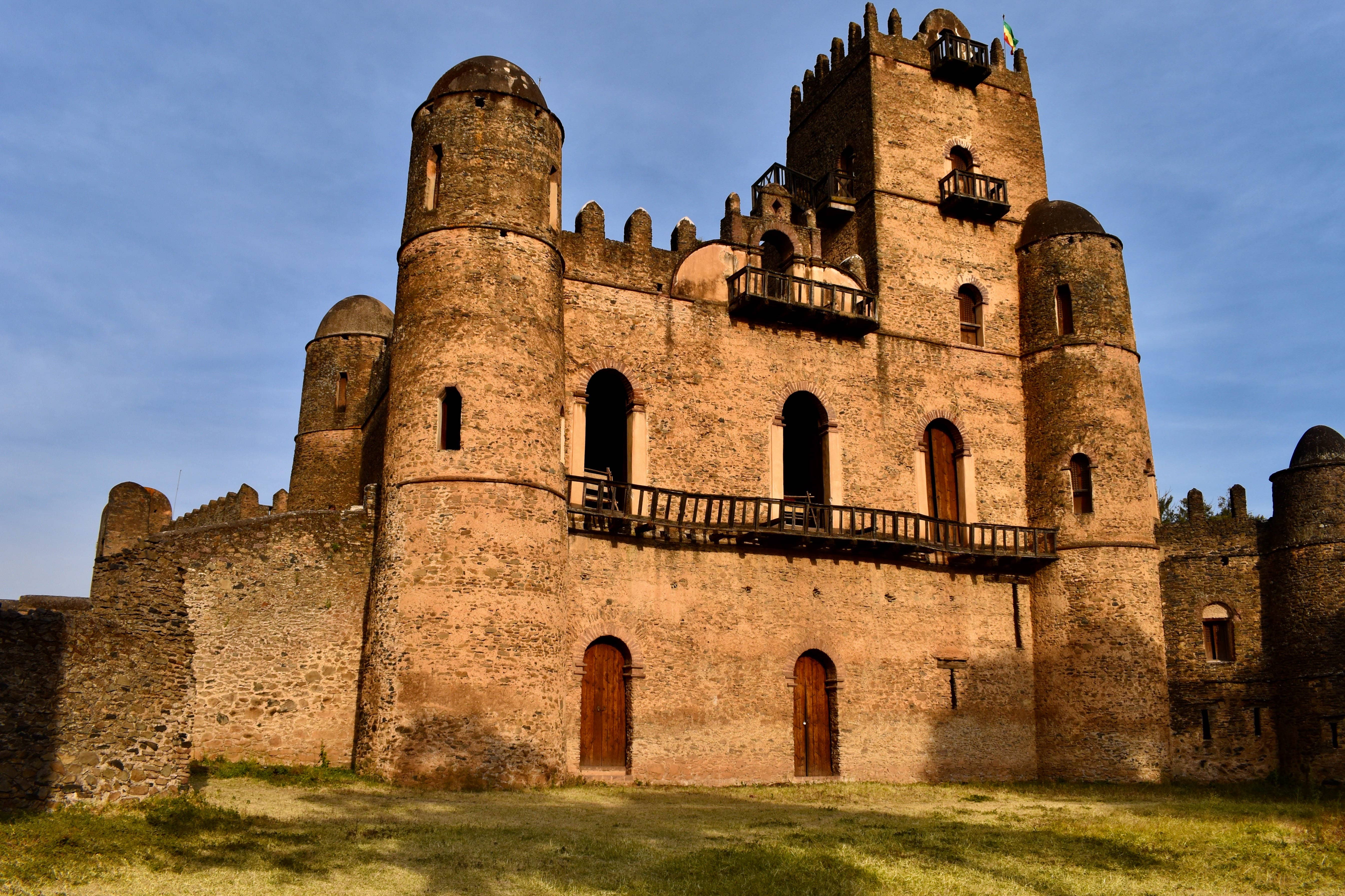 Palace Yesterday & Today.-Ethiopia