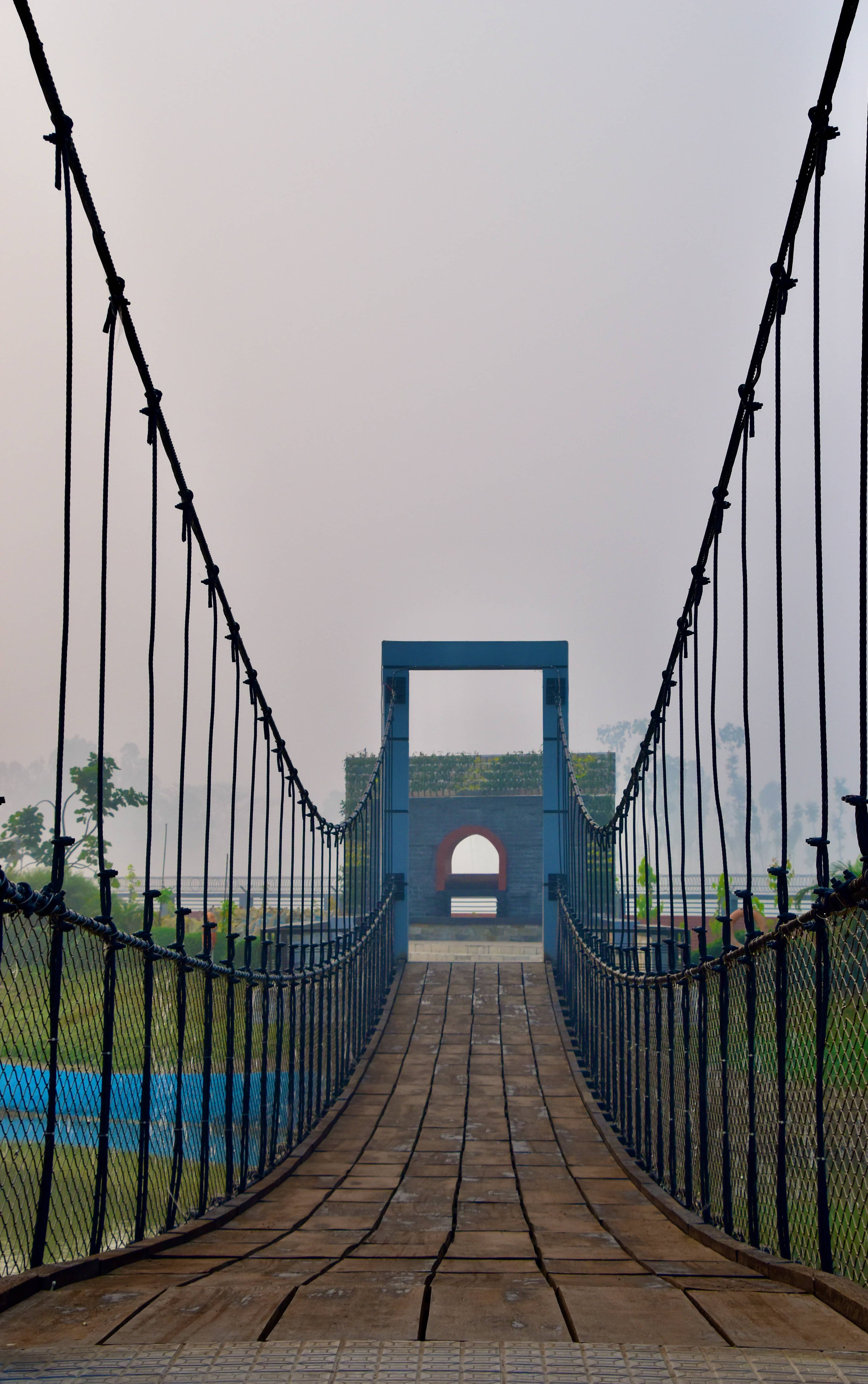 Bridge to Fog-Bangladesh