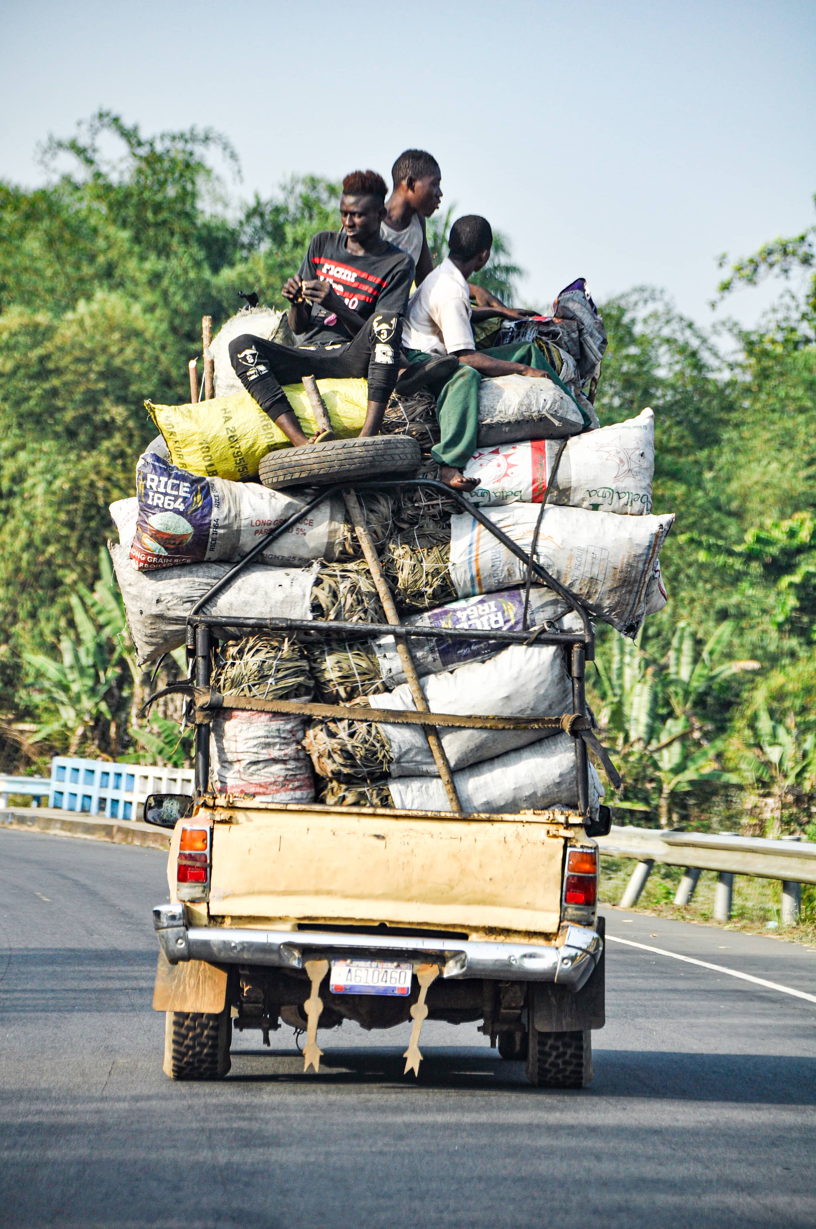 Holding it down-Liberia