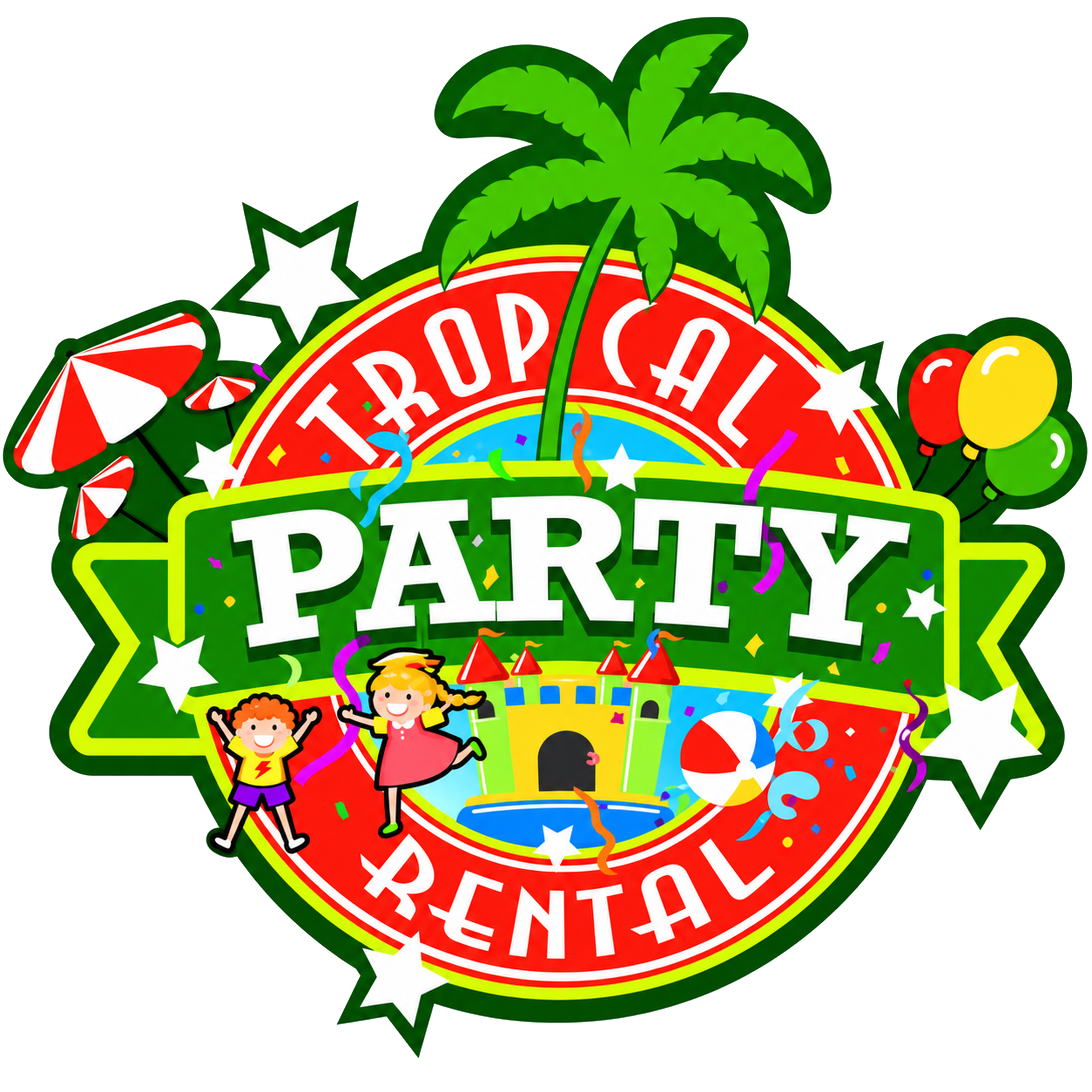 Tropical Party Rental Logo