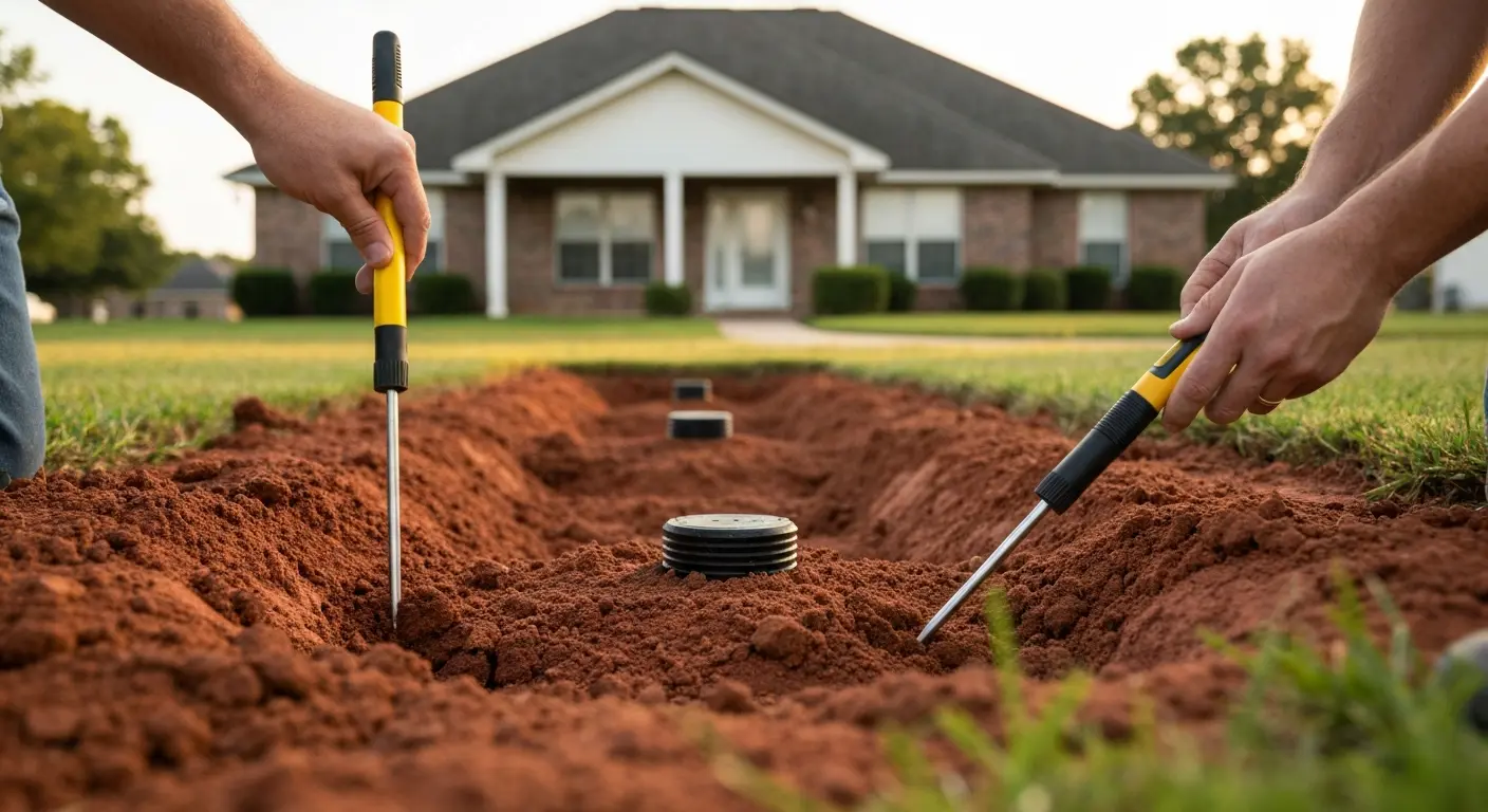 Septic system inspection