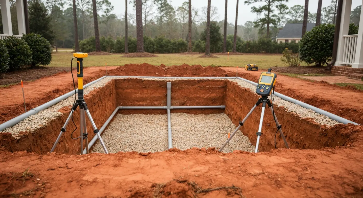 Drain field inspection