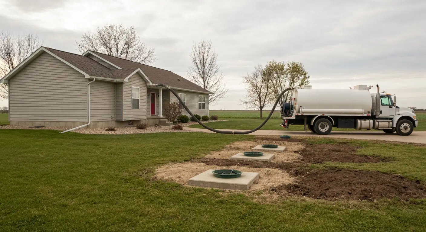 Septic tank maintenance
