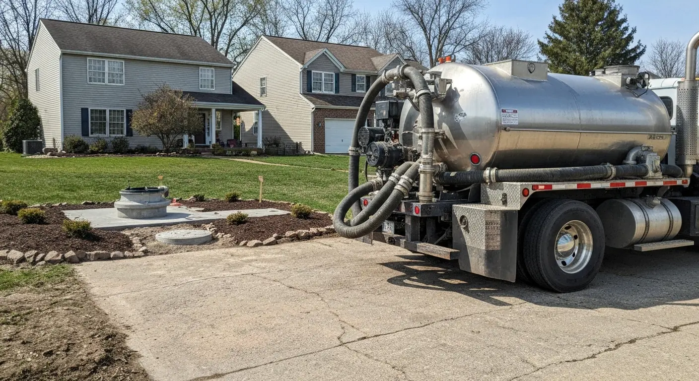 Septic pumping service