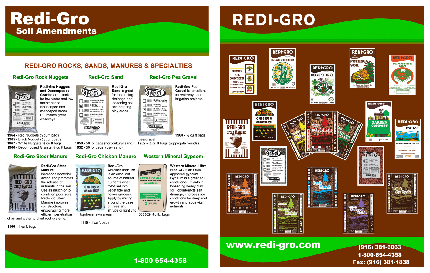 Redi-Grow Brands rock sands Manures & Specialties 