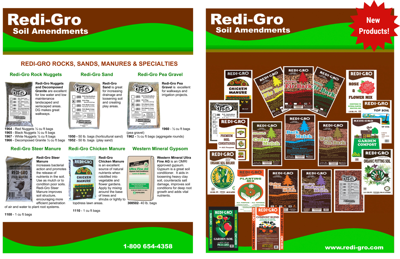 Redi-Grow Brands rock sands Manures & Specialties