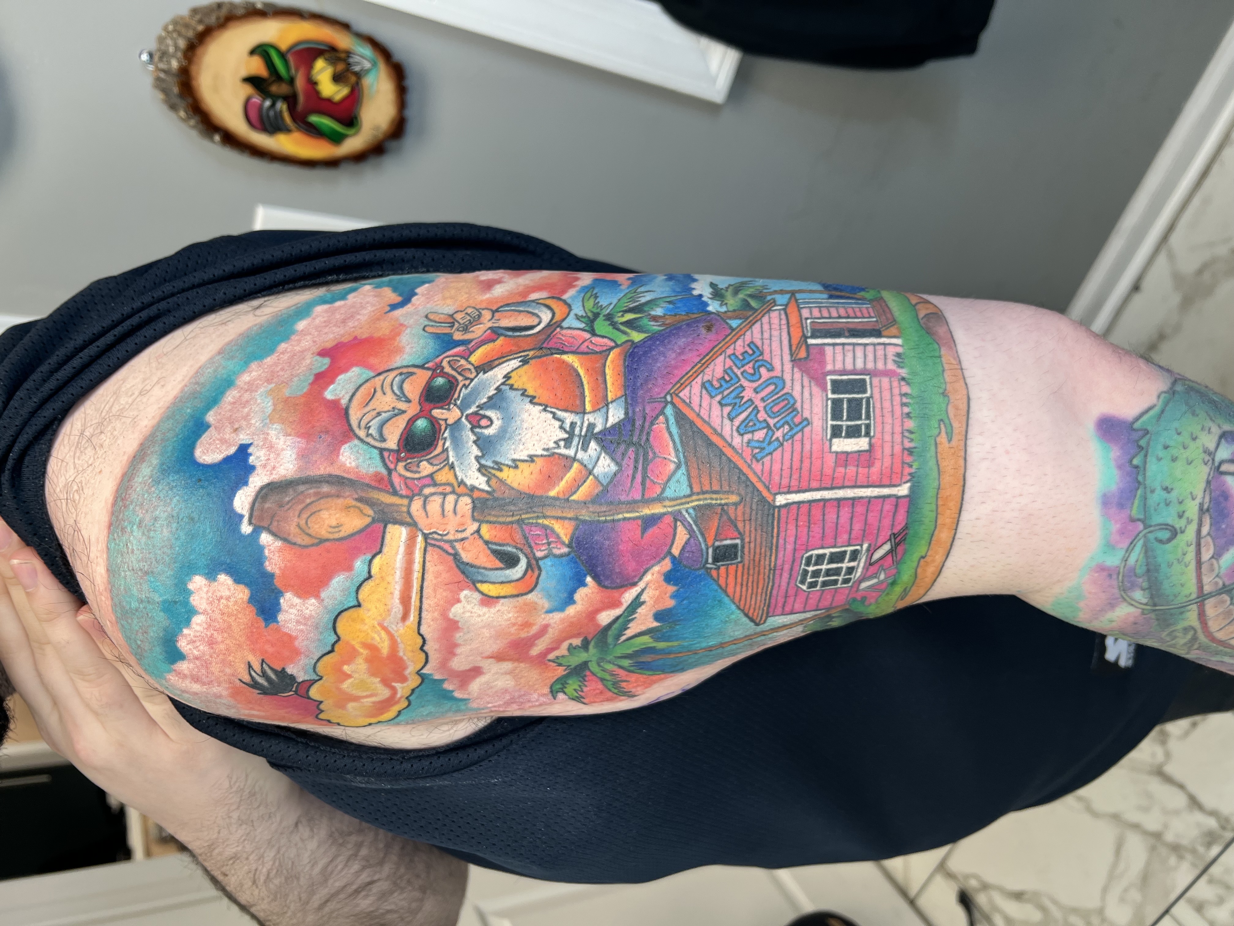 Fine line botanical custom tattoo by Drop 'N Ink Tattoo Studio, Toms River NJ