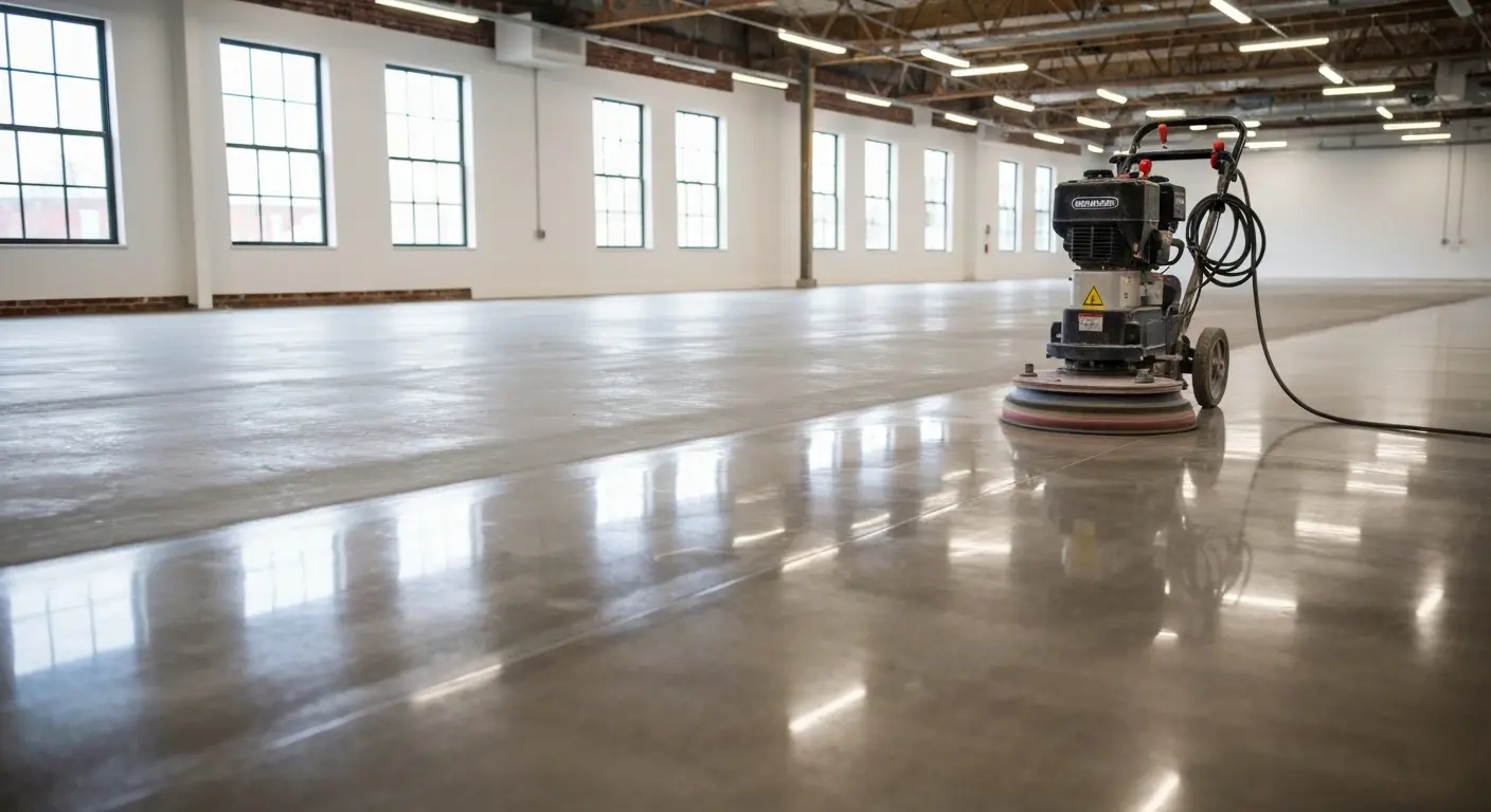 Concrete polisher equipment