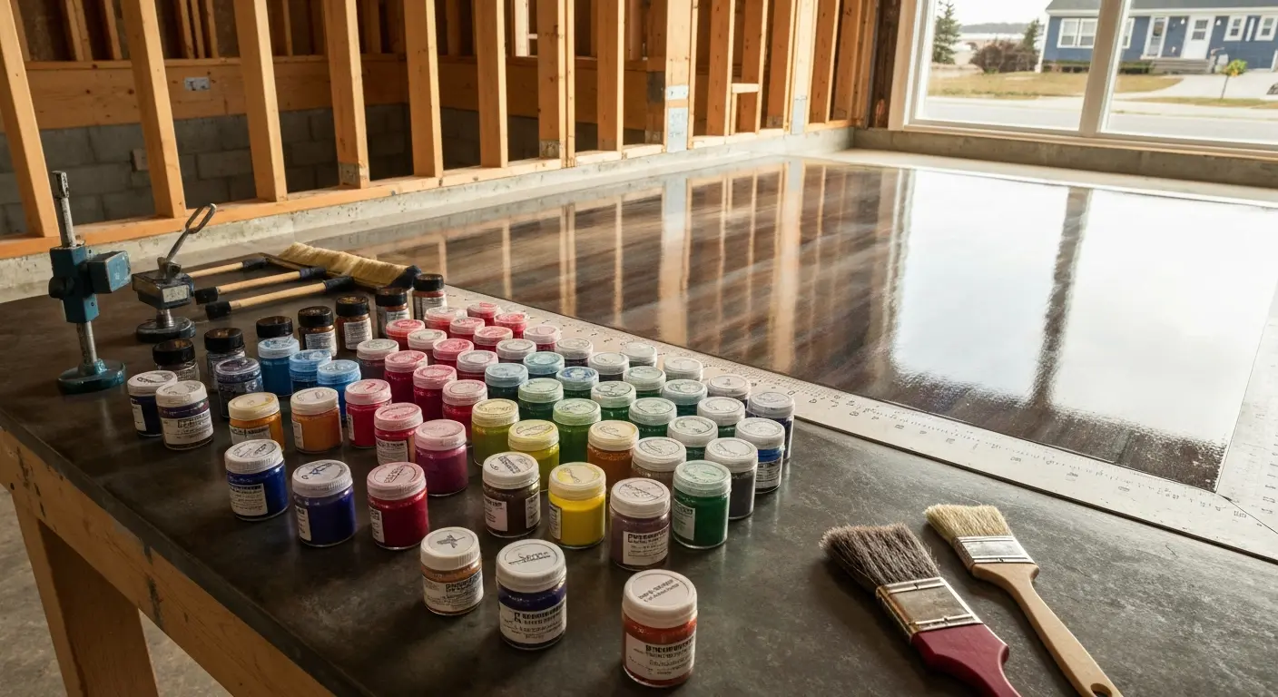 Epoxy pigments and color additives
