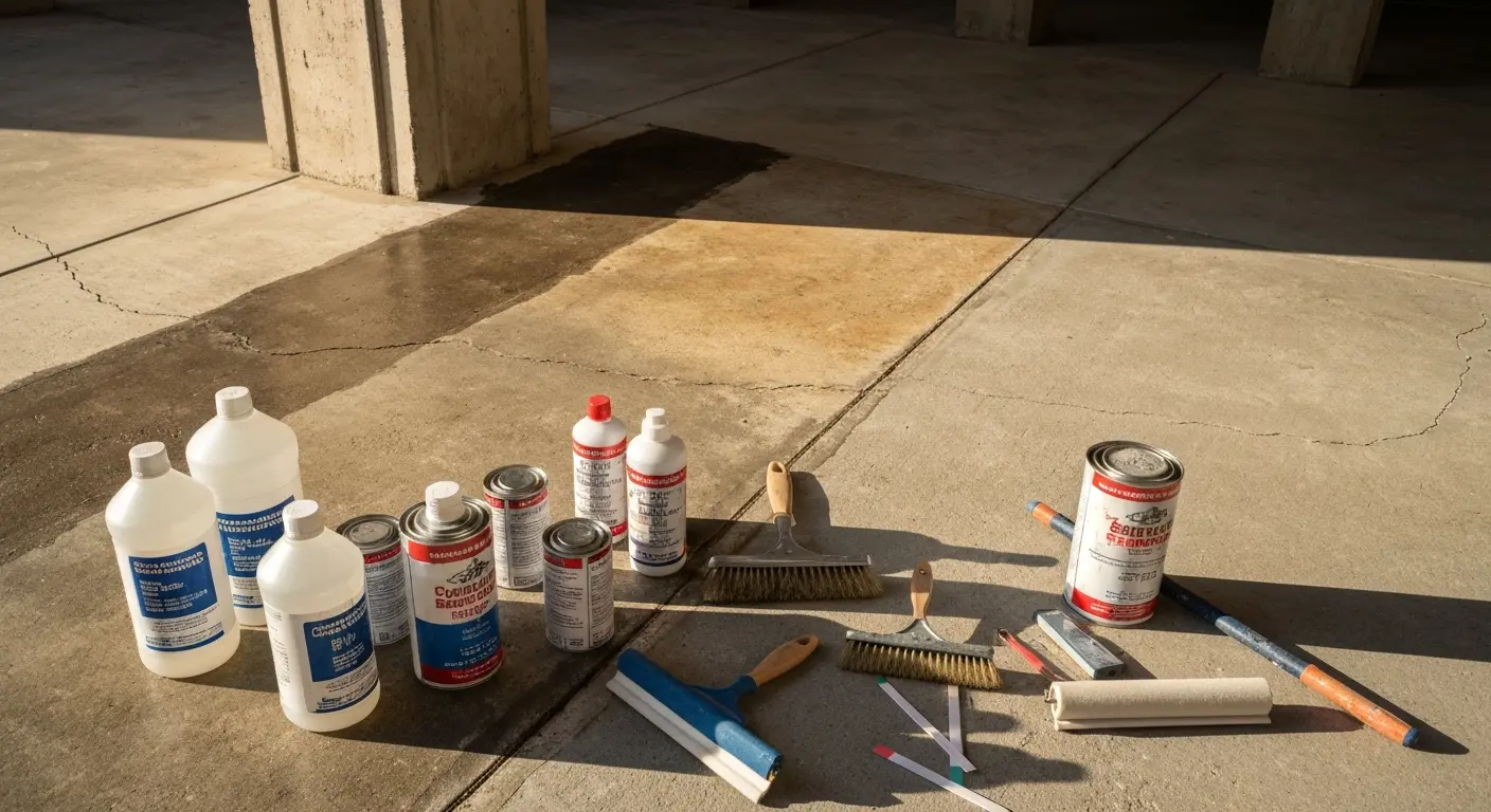 Concrete sealer and prep products