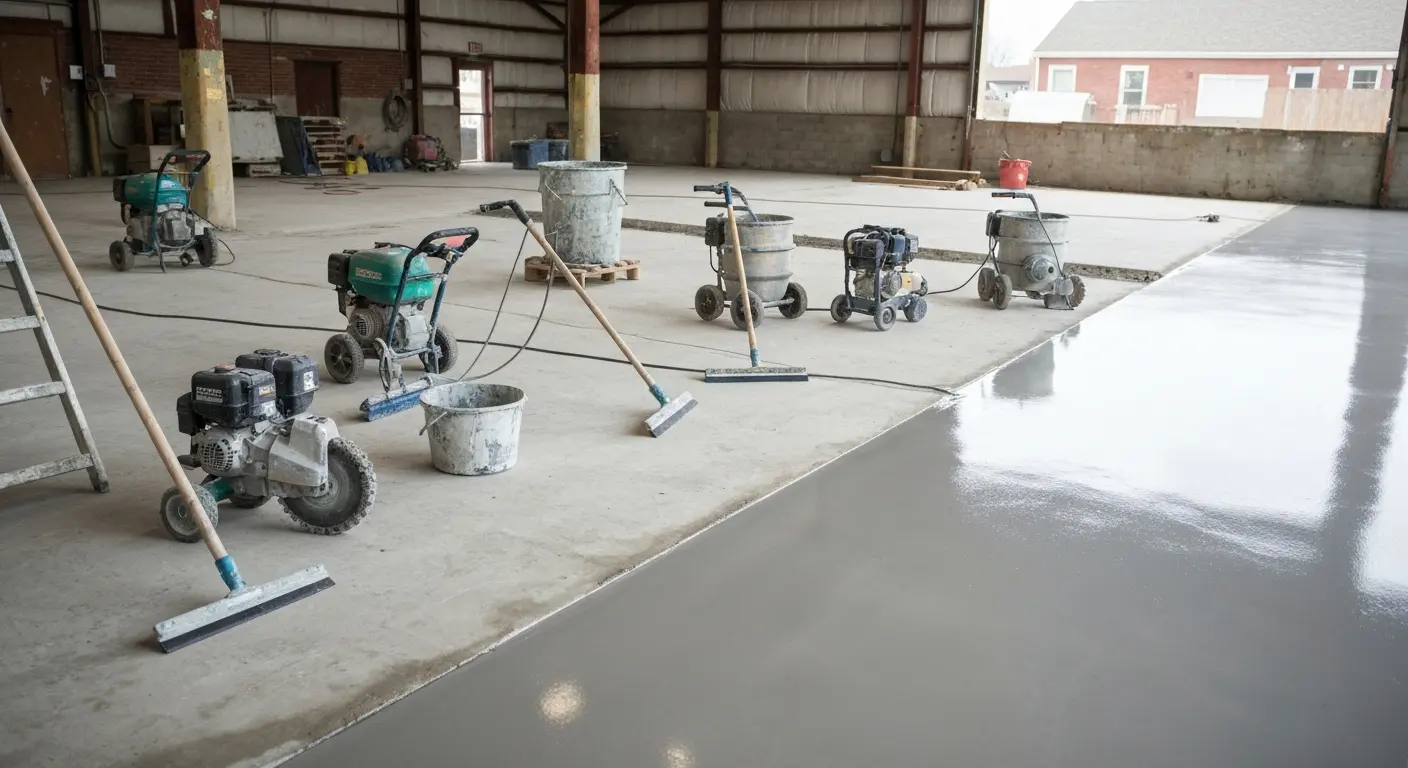 Rental equipment for flooring