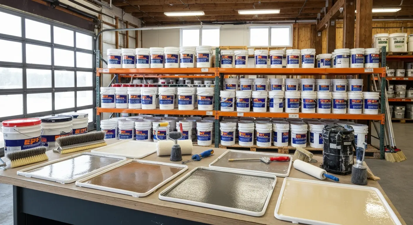 Epoxy flooring supplies and materials