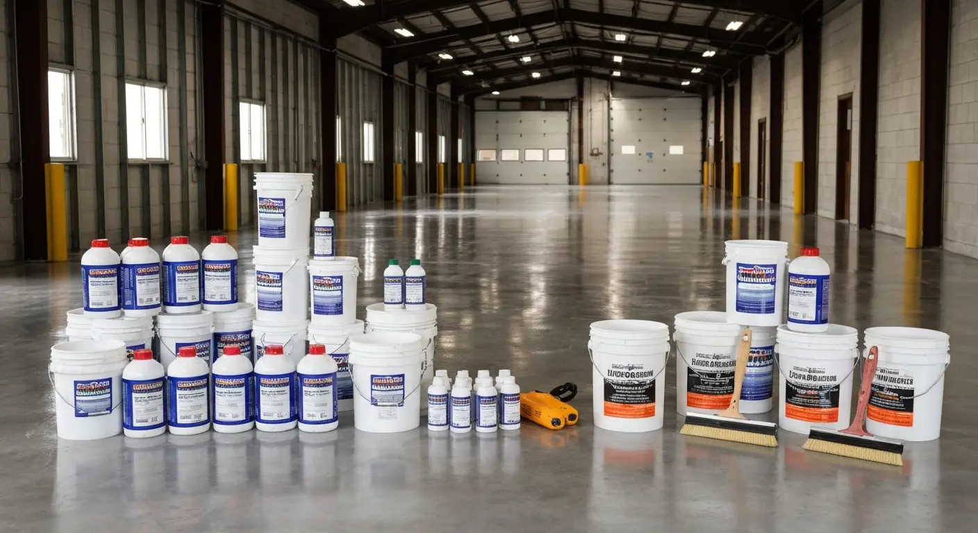 Bulk epoxy flooring materials and supplies