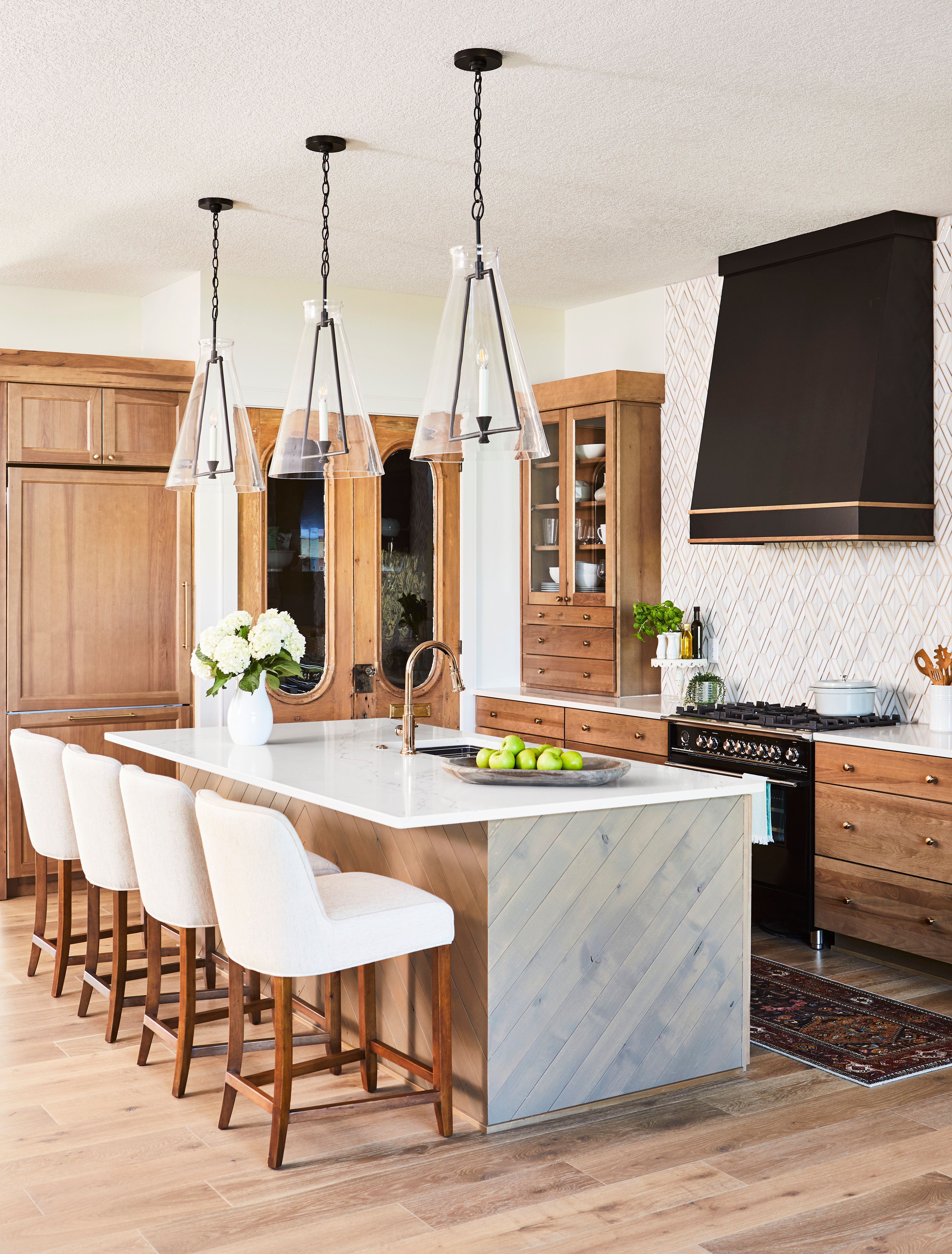 Completed kitchen remodeling project