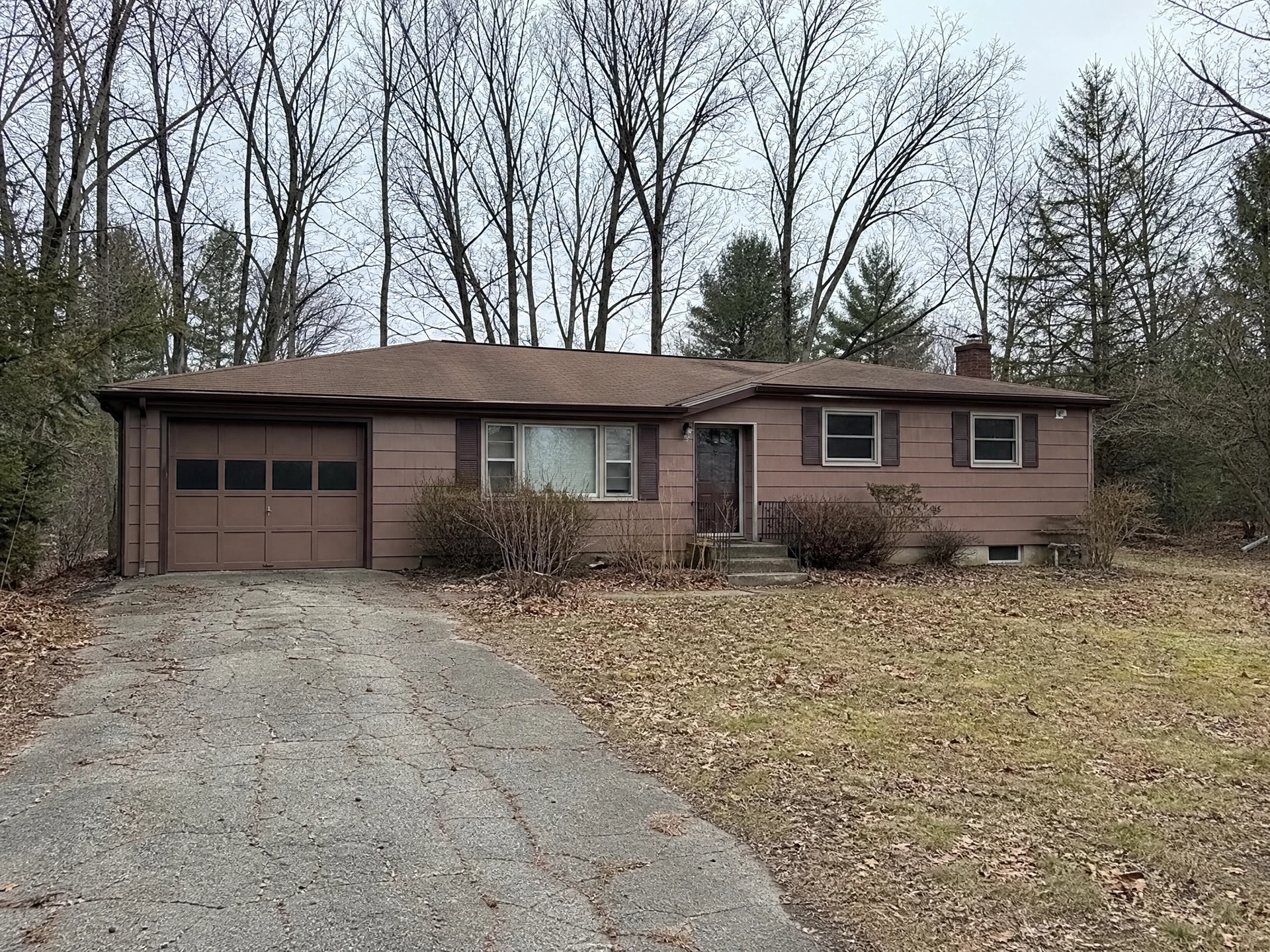 Dated 1970s ranch house in Westbrook, Maine