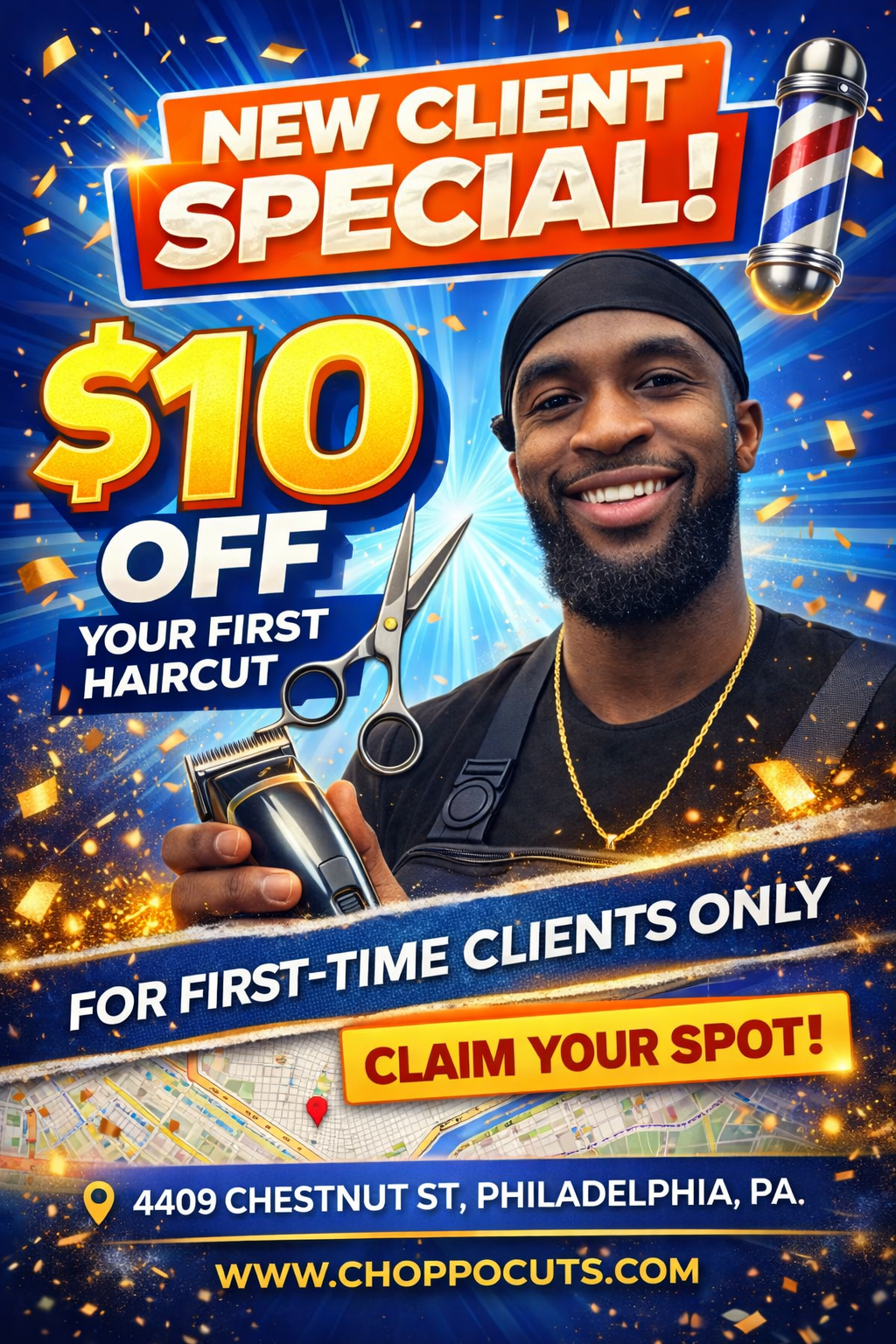 Fresh fade first-time client