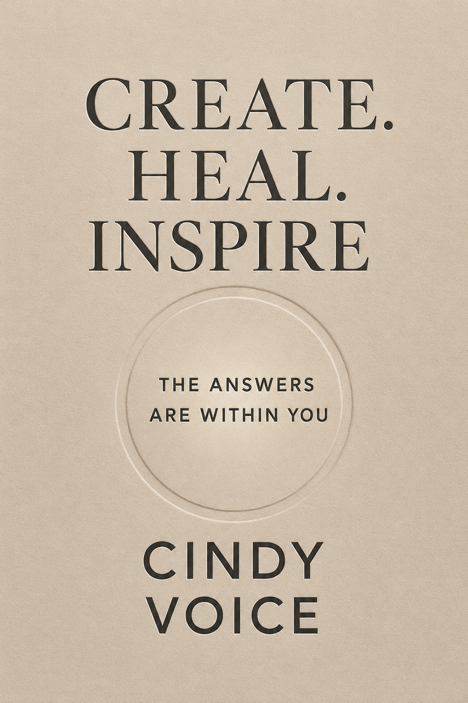 Create Heal Inspire book cover