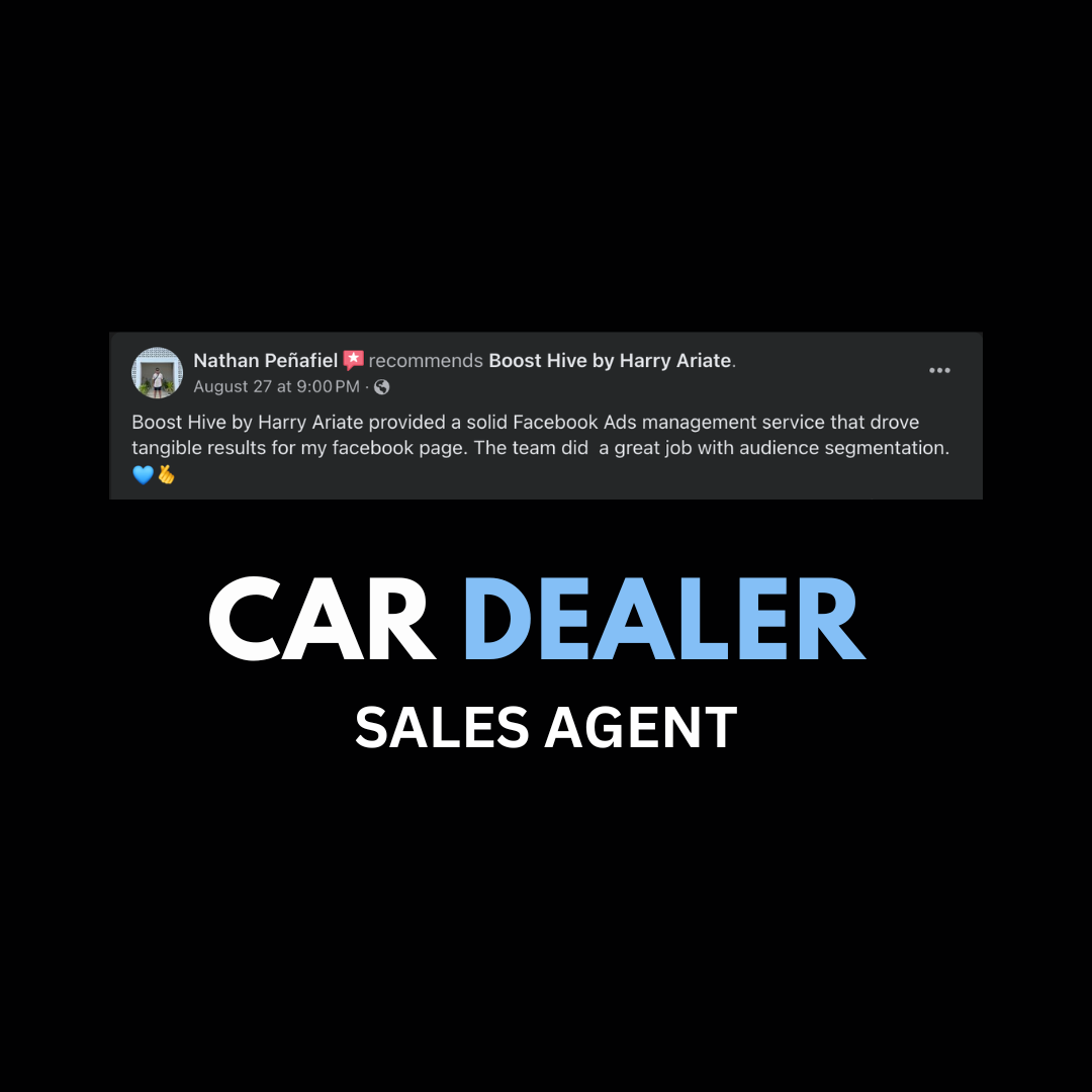 Testimonial from Nathan Penafiel — Car Dealer