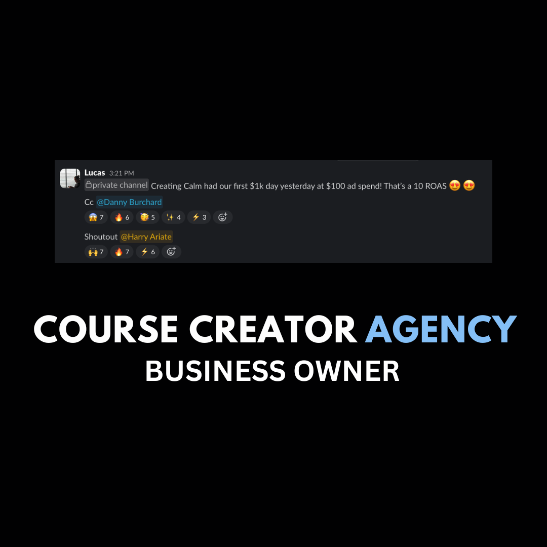 Testimonial from Sarah — Course Creator Agency