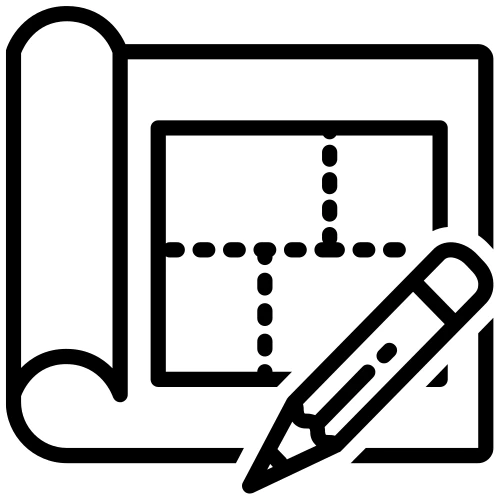 Plan with pencil icon