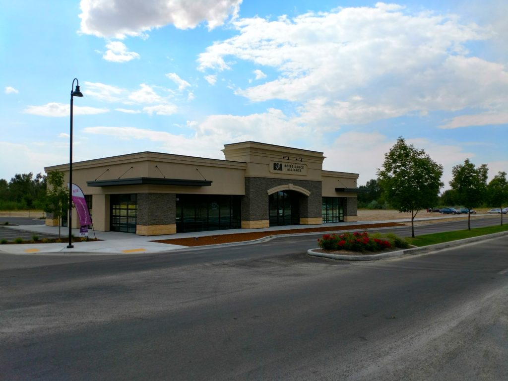 exterior of the studio building