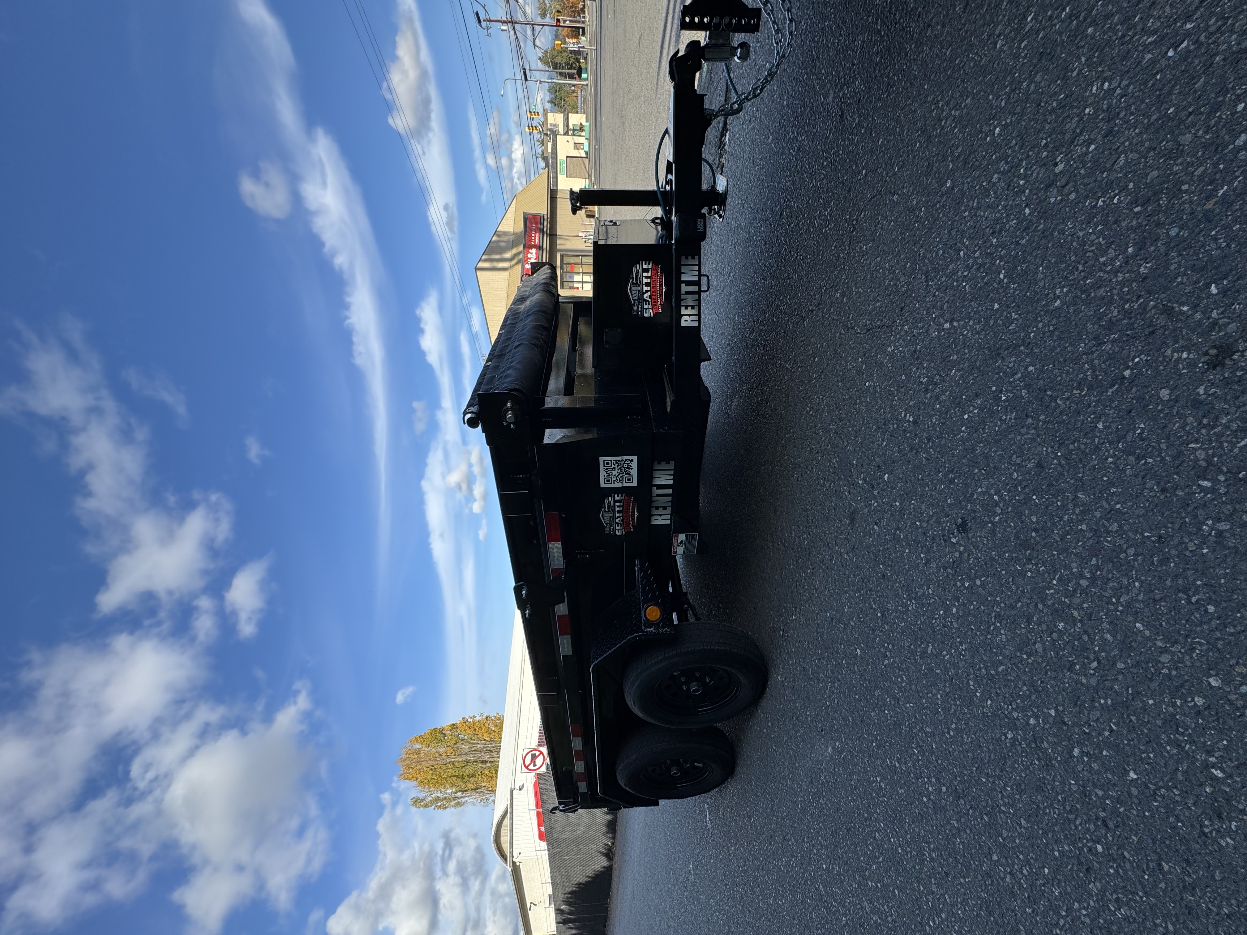5x10 Compact Hydraulic Dump Trailer, unit 2 – side view