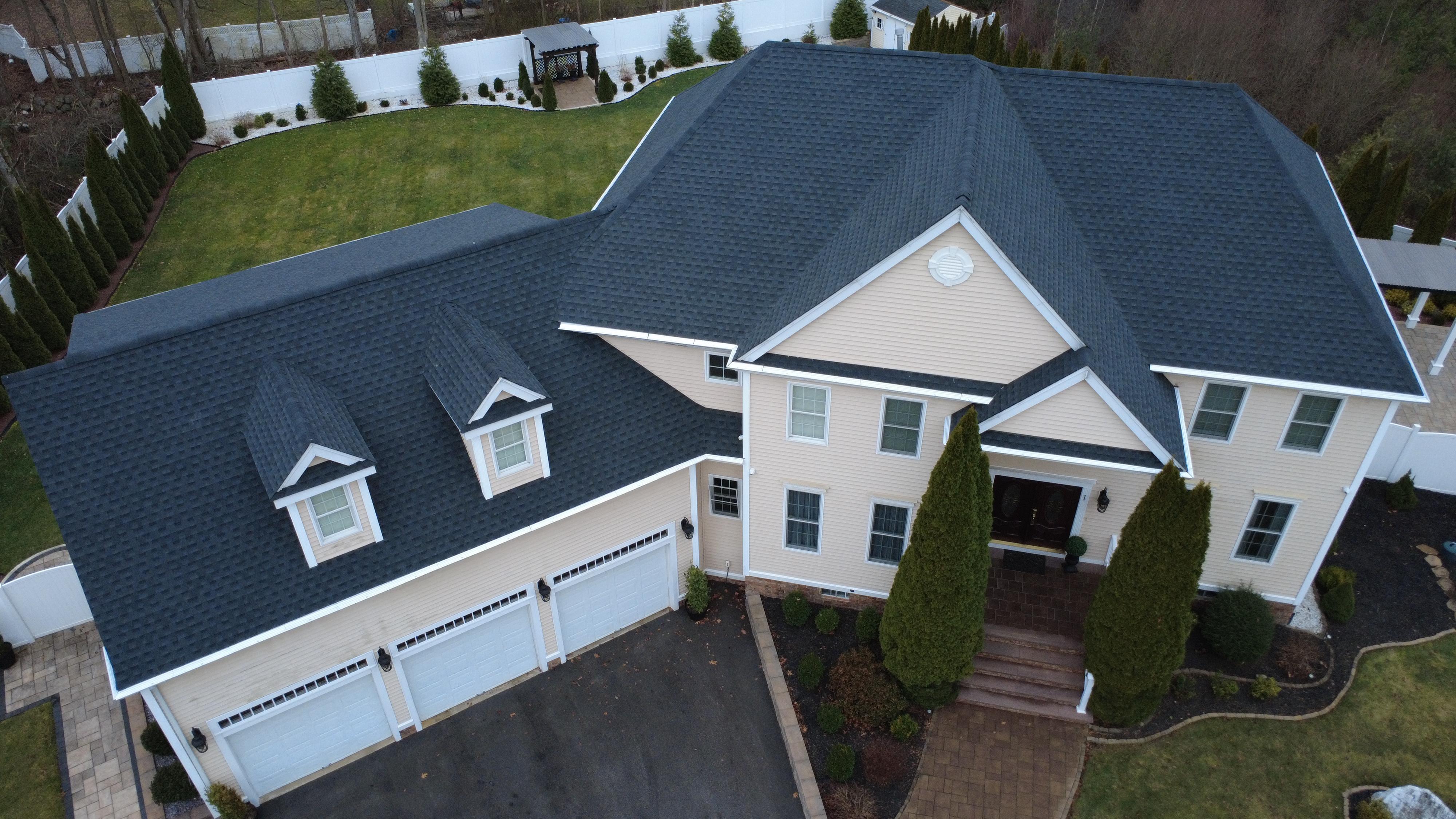 Residential roof work completed in Massachusetts
