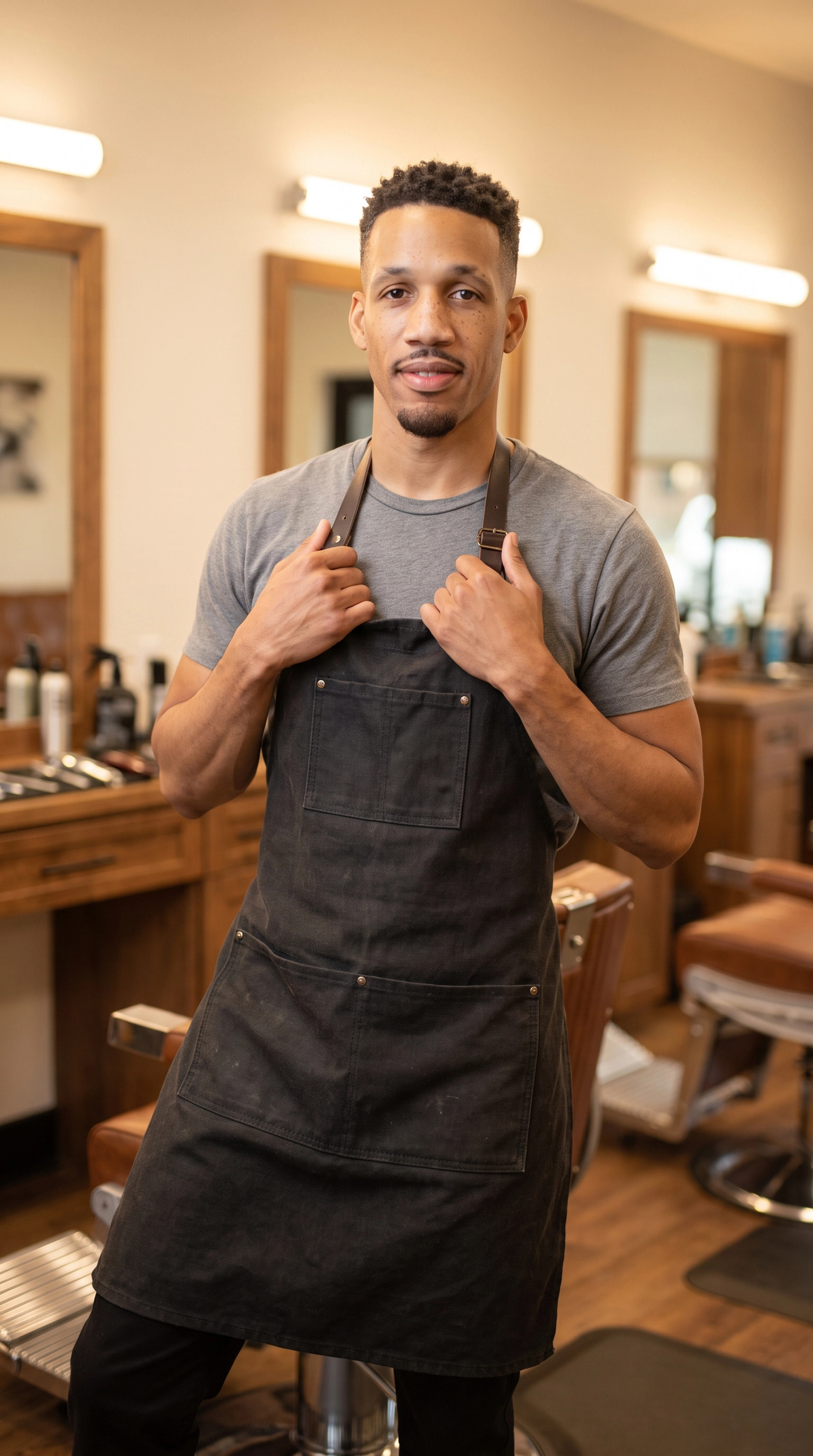 Zacc Mitchell professional barbering at The Blade