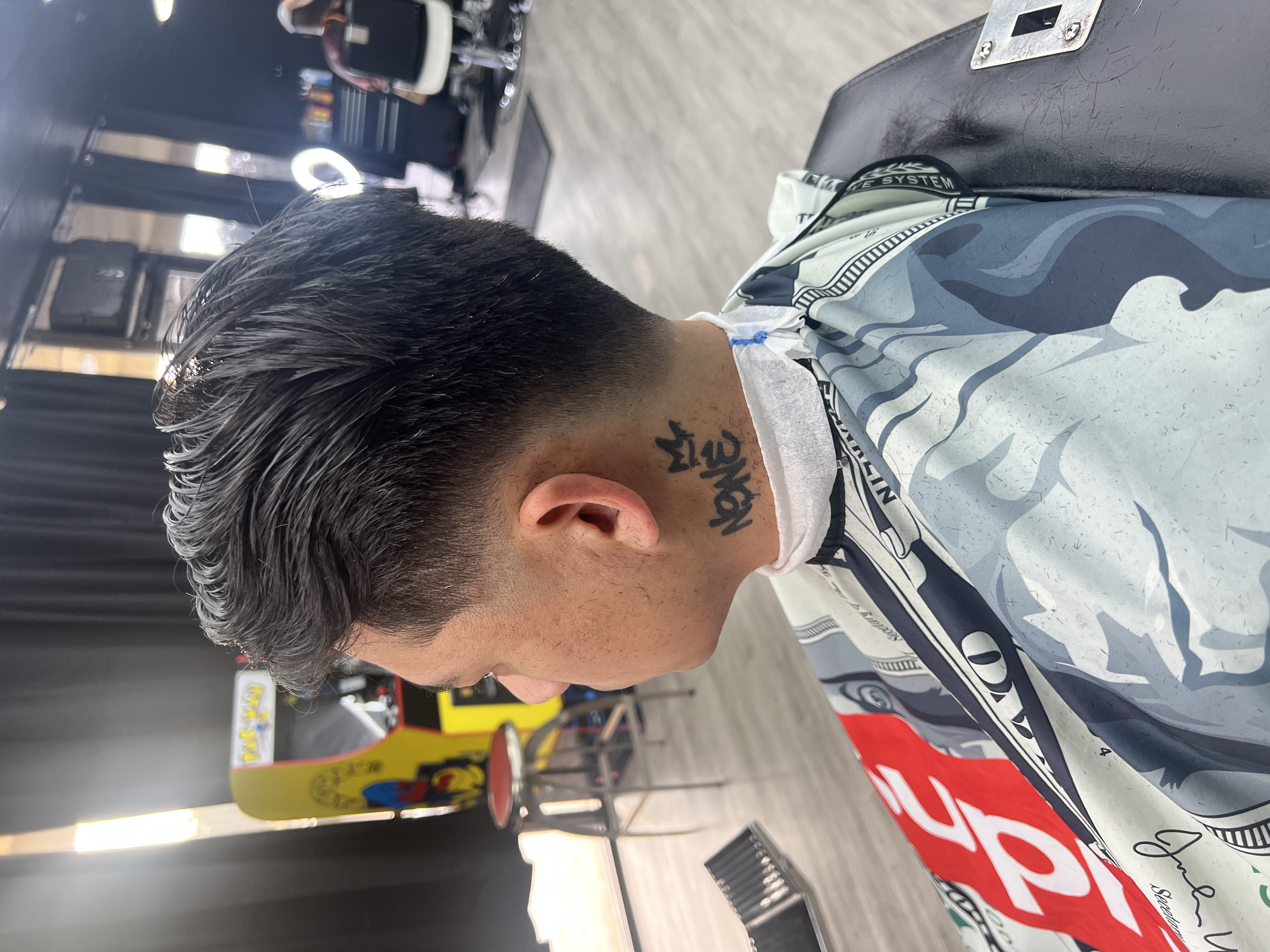 Premium haircut straight razor finish Addison Texas