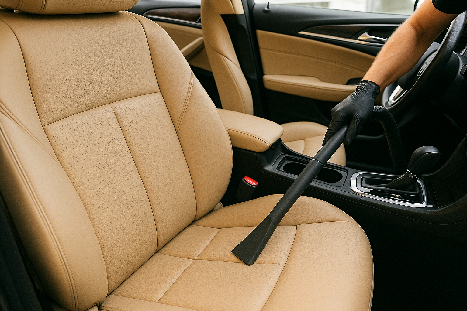 clean interior of car