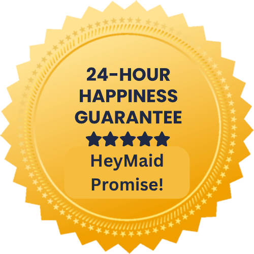 HeyMaid Edmonton cleaning company — 24-hour happiness guarantee