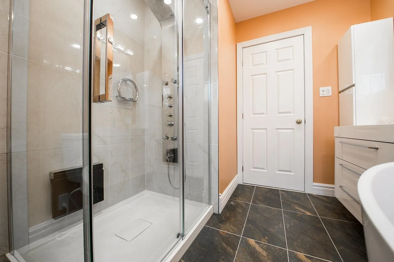 Renovated modern bathroom